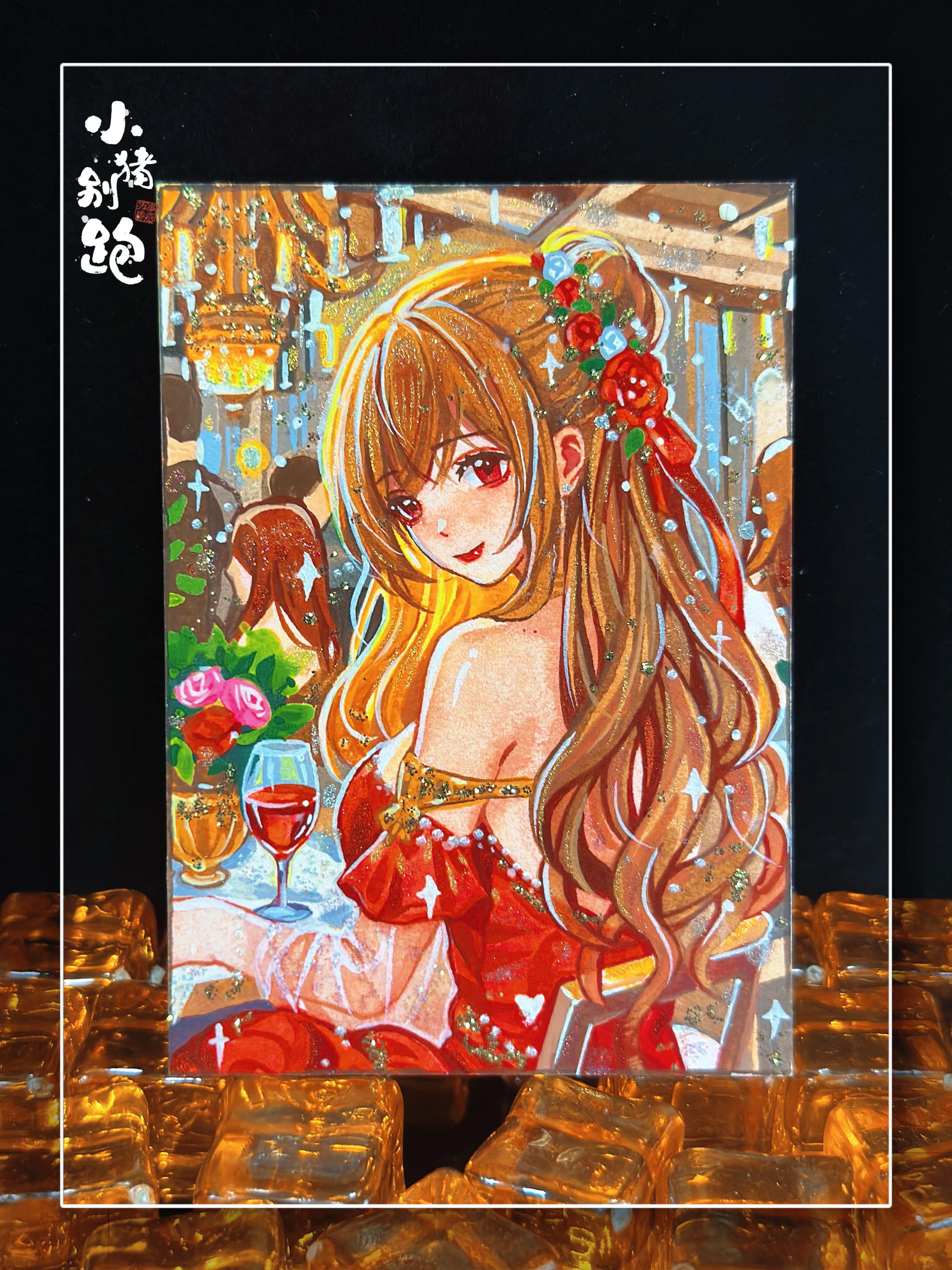 〖小猪别跑hit手绘〗*特效卡【画师:yummy】 工作室详见卡背 1/1 亲签 手绘卡 sketch card 小铺主打精品,喜欢手绘的老板们记得收藏关注哦~!每周三、六晚(不定期上新)