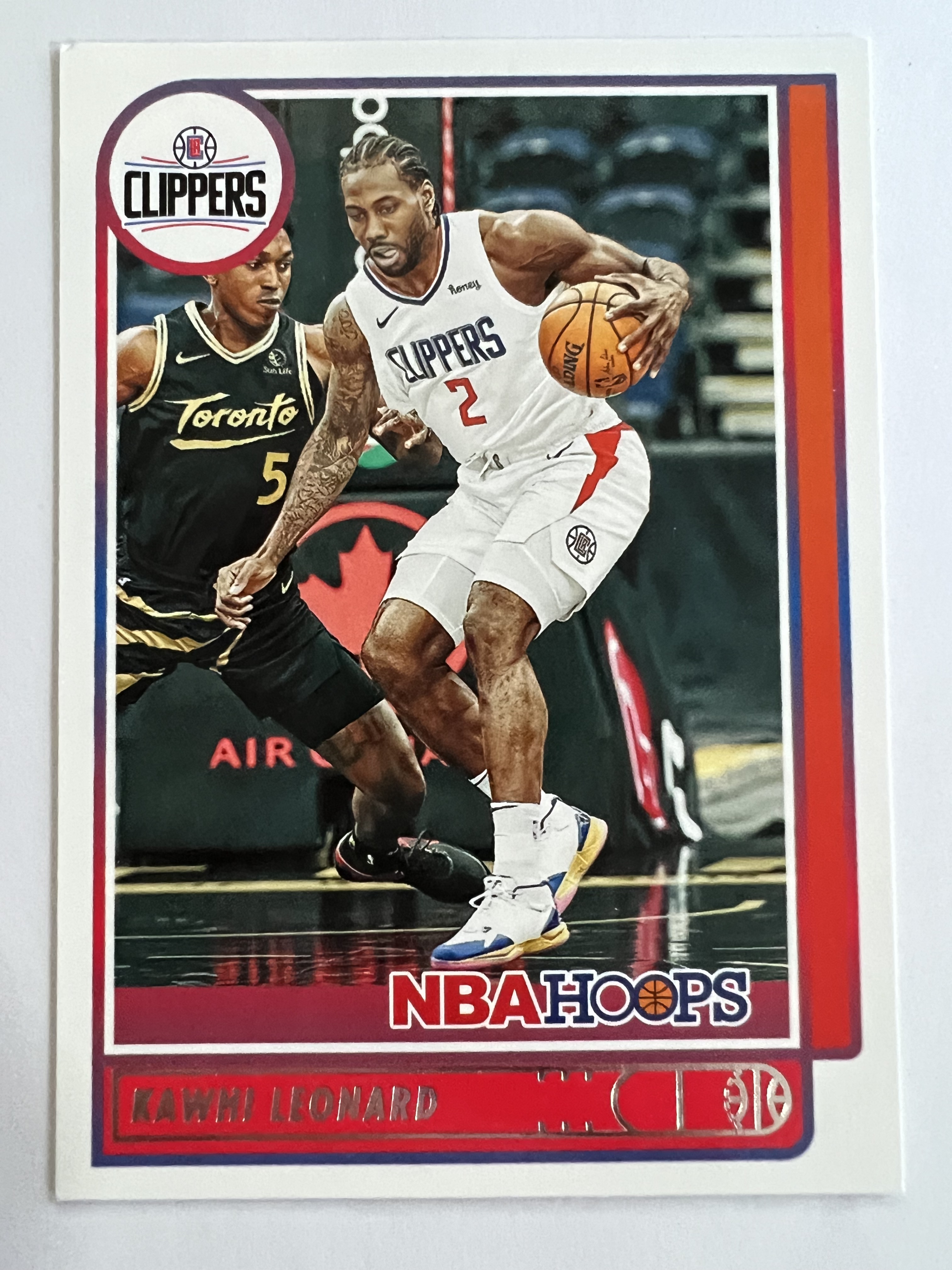 2021-22 Panini Hoops Kawhi Leonard 科怀 伦纳德 小卡 快船队 热门球星 收藏必备 凑套必备 实卡精美 投资佳品 #76