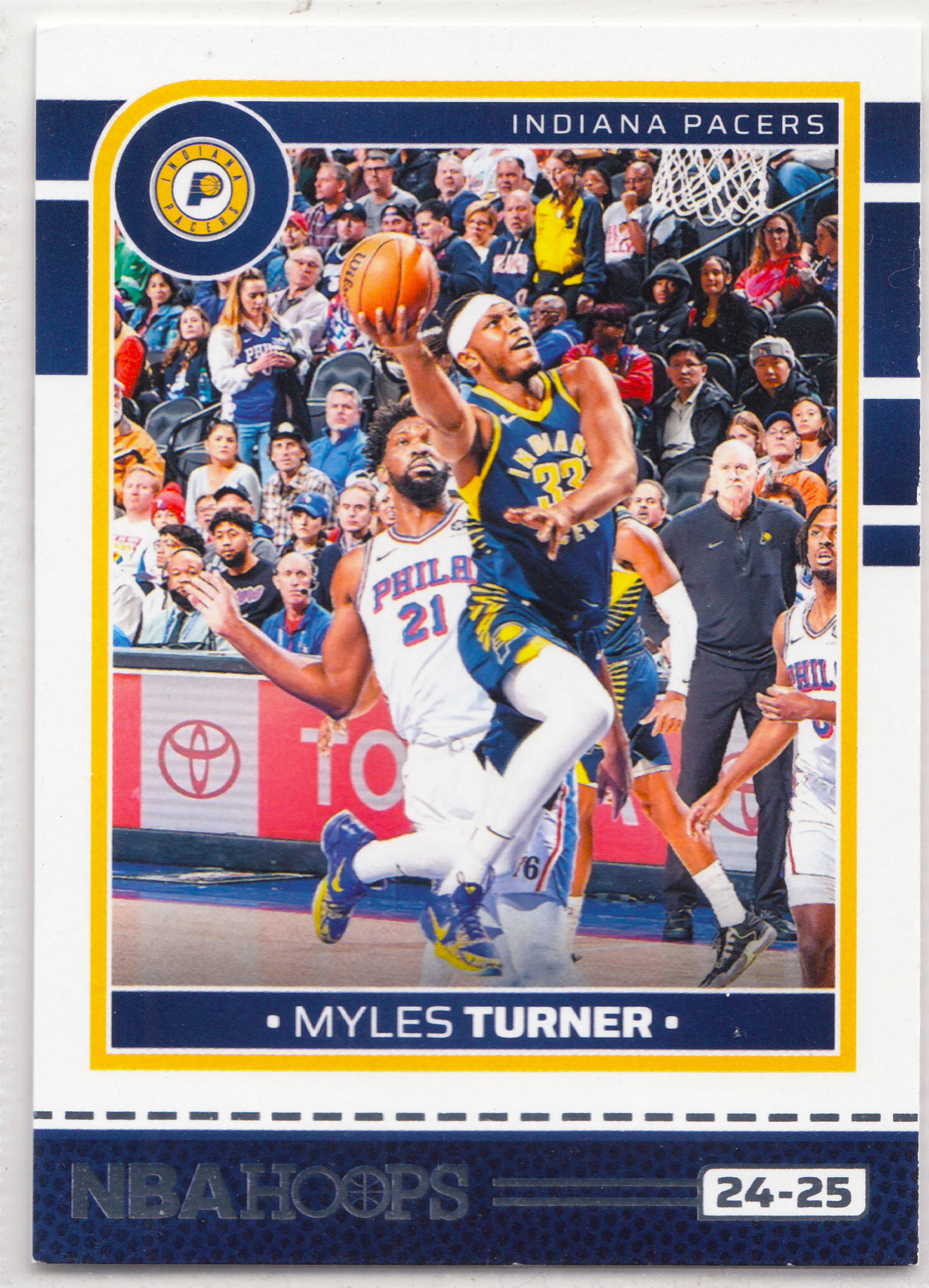 【ABC1 Card Market】2024-25 Panini NBA Hoops Basketball Myles Turner 迈尔斯 特纳 Indiana Pacers 印第安纳步行者 #29 凑套专收必备 HP11670