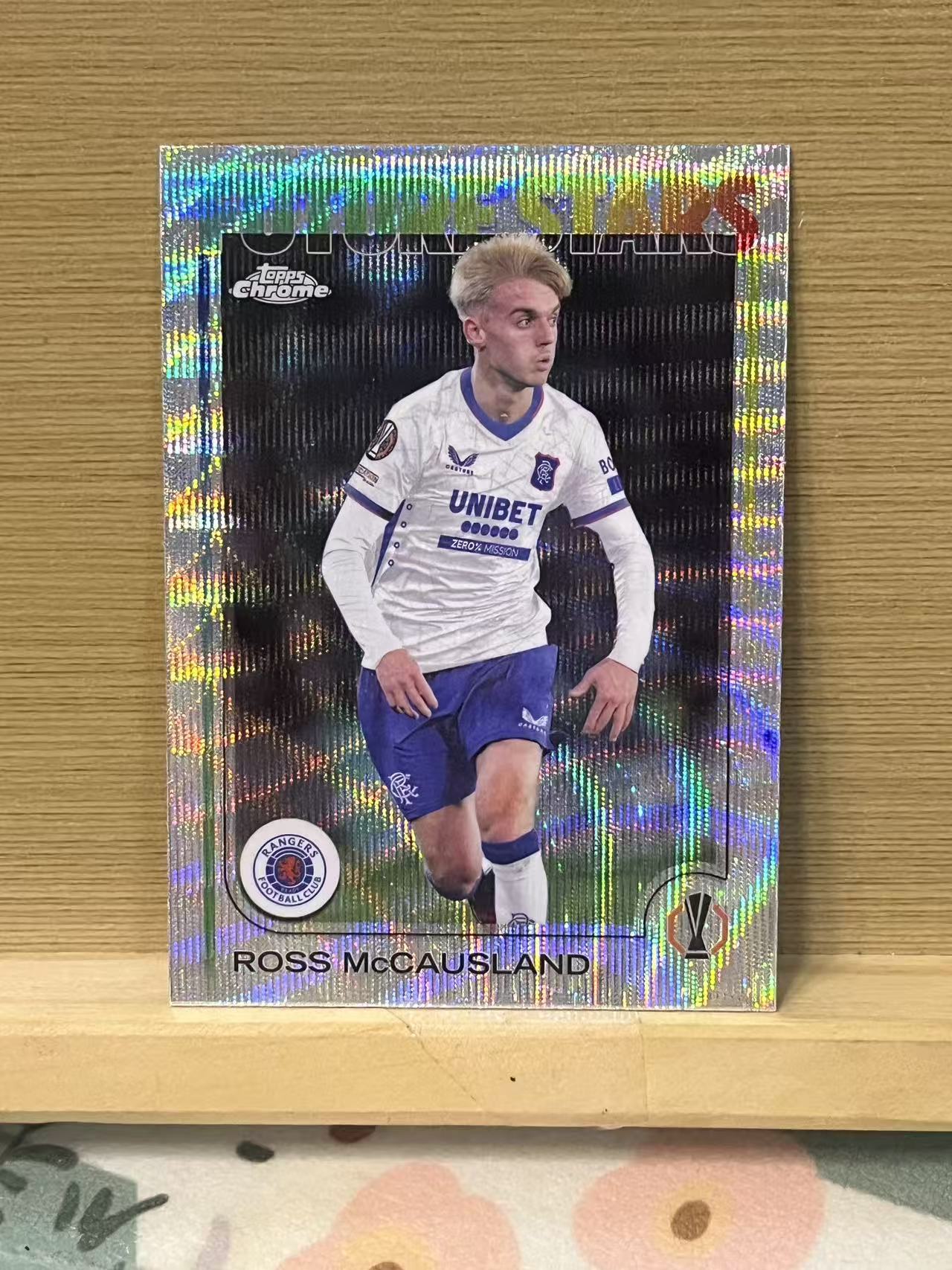 2025 Topps Chrome ross mccausland 罗斯 麦考斯兰 波纹折 流浪者 银折 欧冠 实卡精美 卡品如图 LZL3