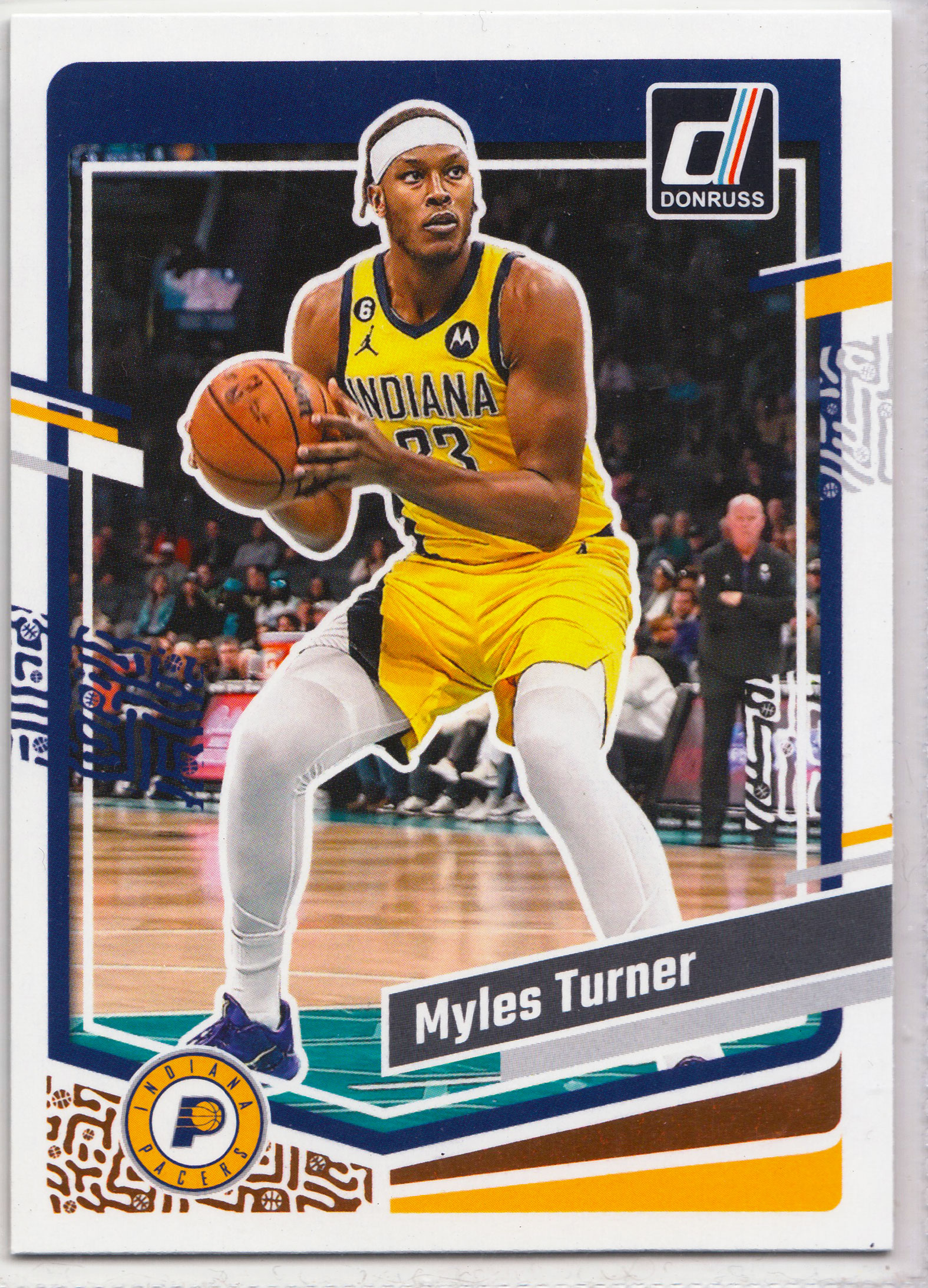 【ABC1 Card Market】2023-24 Panini Donruss Myles Turner 迈尔斯 特纳 杜蕾斯系列 Indiana Pacers 印第安纳步行者 Base Set 基础卡 #12 DR11918