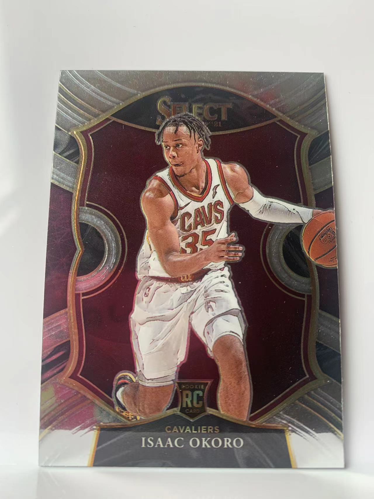 2021 Panini Select Isaac Okoro 籃球   克利夫蘭 騎士 艾薩克 奧科羅  新秀 RC Base 卡品如圖 E021B