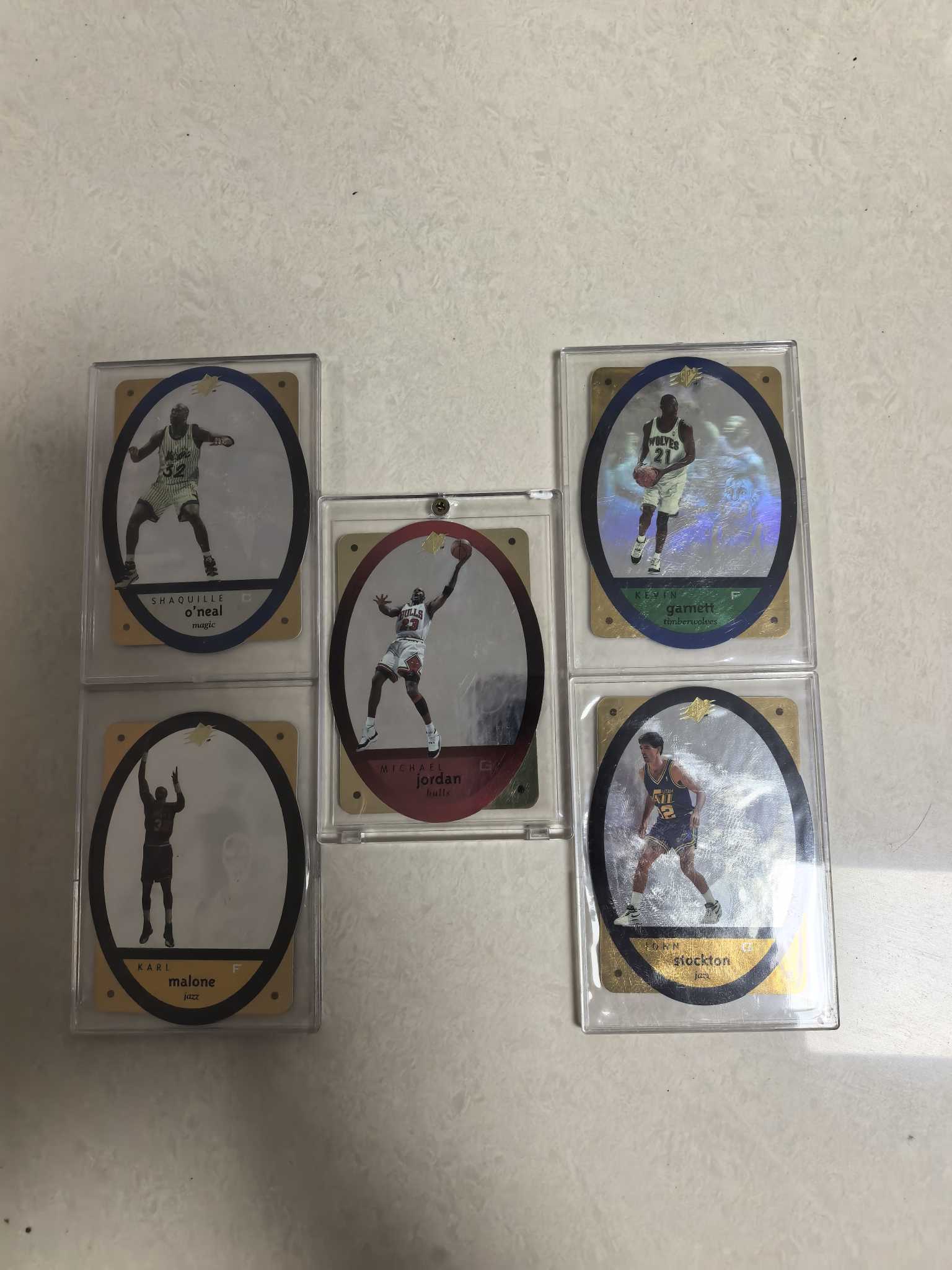 【套卡王】1995-96 upper deck spx系列 元年 大比例 金蛋 全套50张齐 乔丹 魔术师 斯托克顿 马龙 大热新秀 加内特等 影息设计 大比例 不保金标 (不累计)