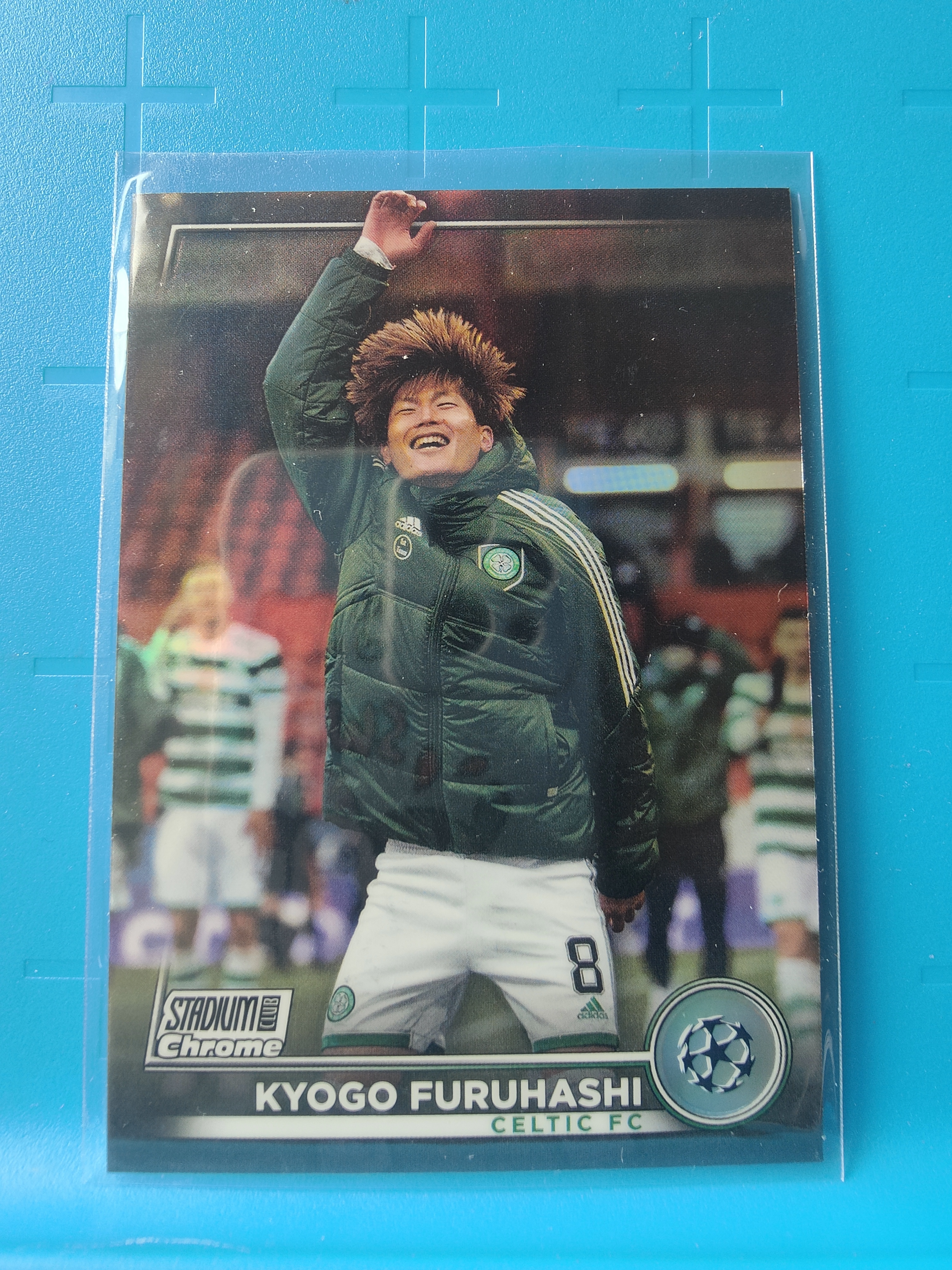 2023 Topps Stadium Club Chrome Kyogo Furuhashi 古桥亨语  凯尔特人 银折 折射 收藏必备 卡品如图 J18