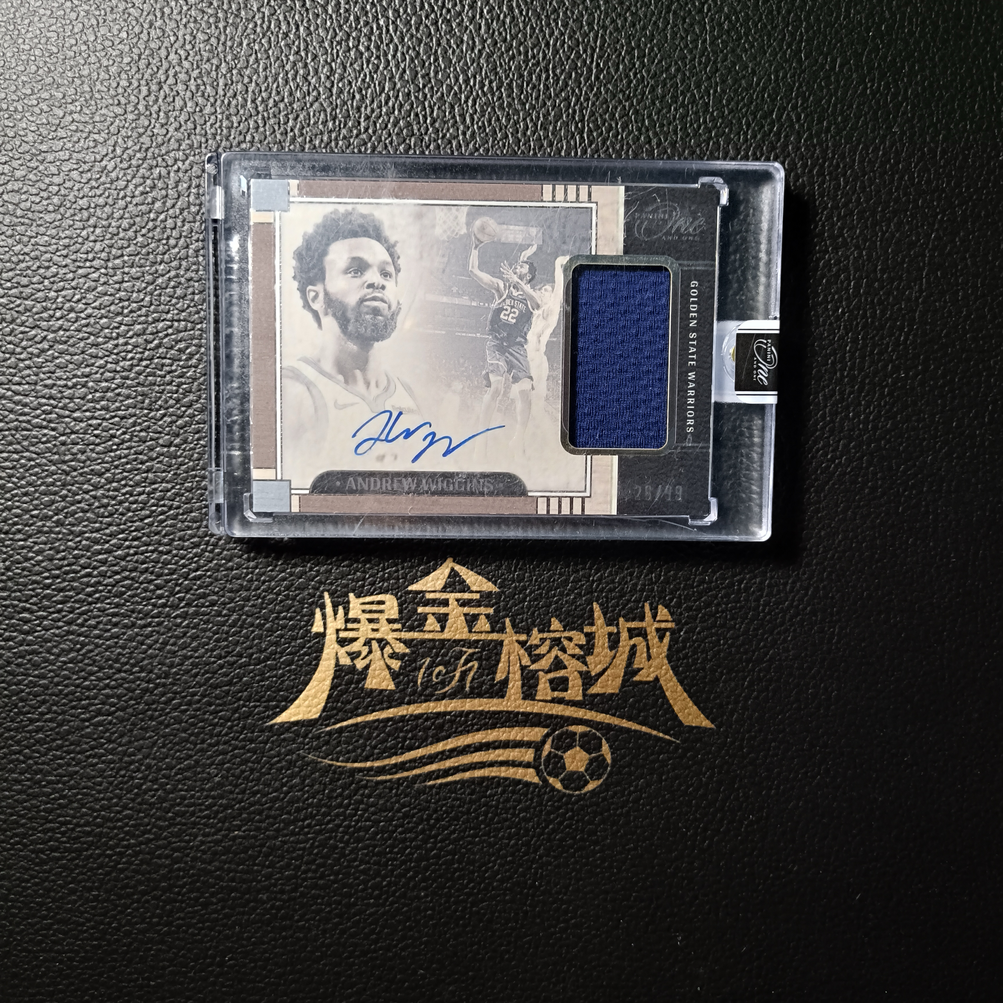 2023-24 【 爆金榕城 】 One and One 勇士 Andrew Wiggins 威金斯 维金斯 JA 99编 签字 卡签 嘴哥 卡品如图 微瑕 lucas