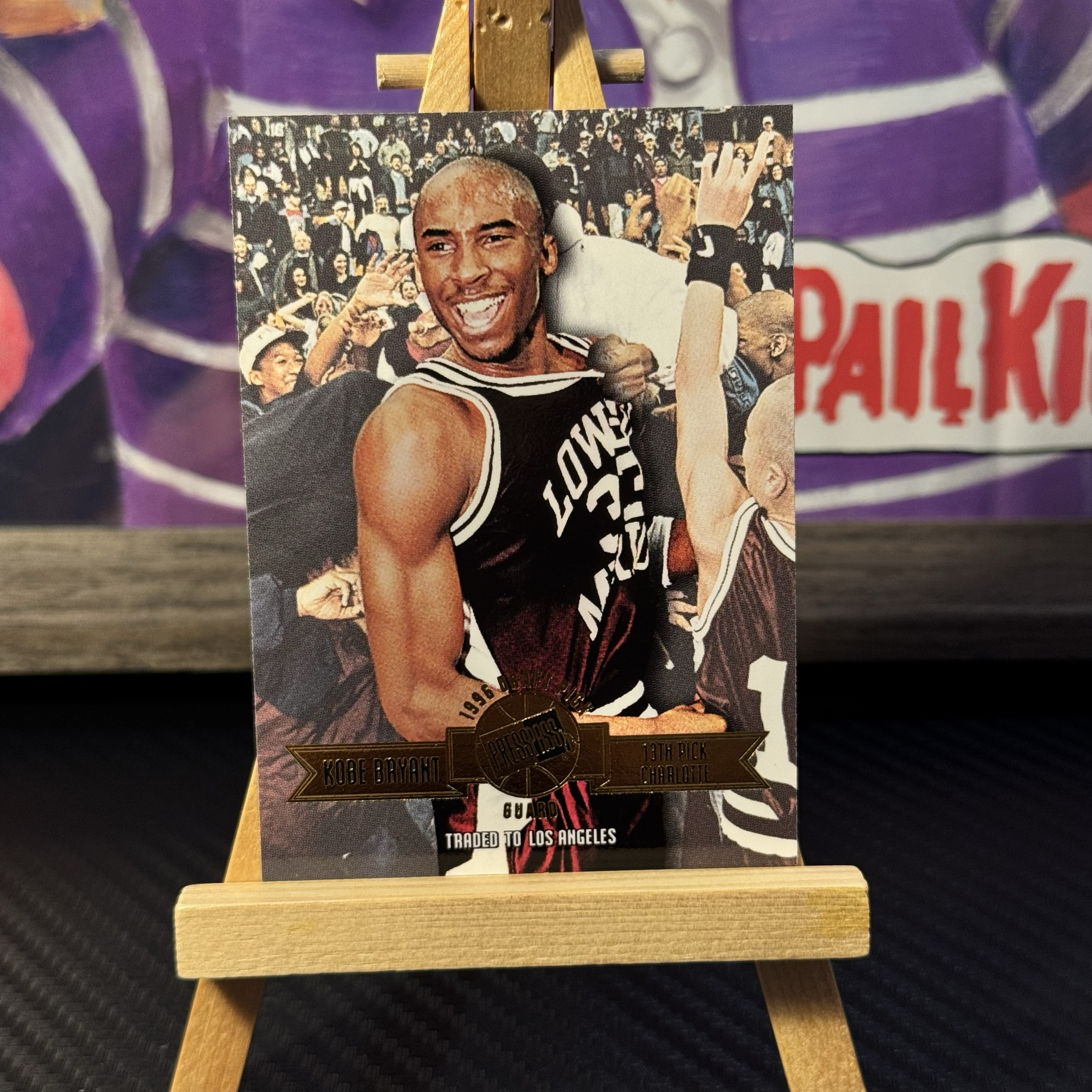 1996 press pass 洛杉矶湖人 黑曼巴 科比 布莱恩特 Kobe Bryant 高中时期 新秀 超级经典 选图超帅 专收必备 市面稀少 卡品如图