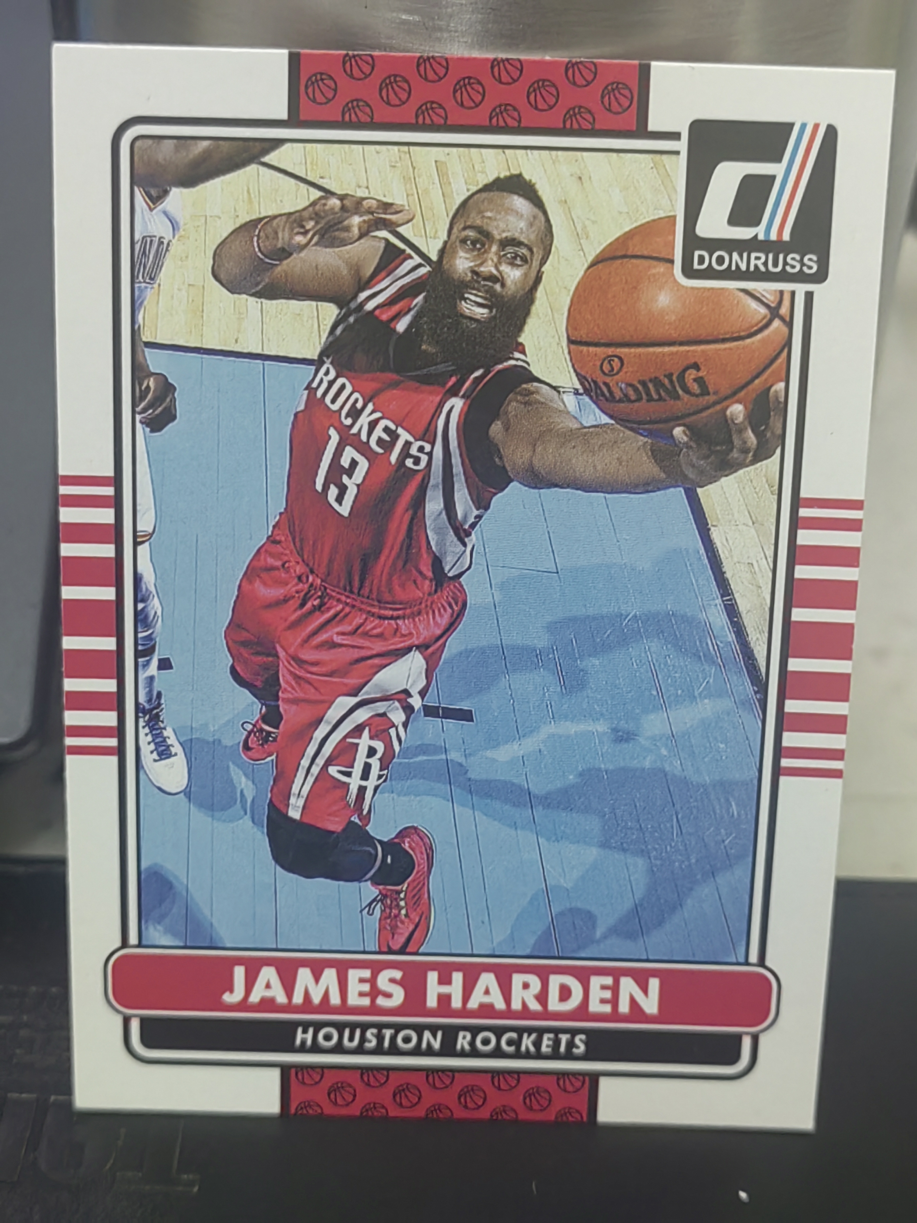 2014-15 Panini Donruss James Harden 杜蕾斯 詹姆斯 哈登 火箭 篮 白边白角 不保卡品 卡品如图