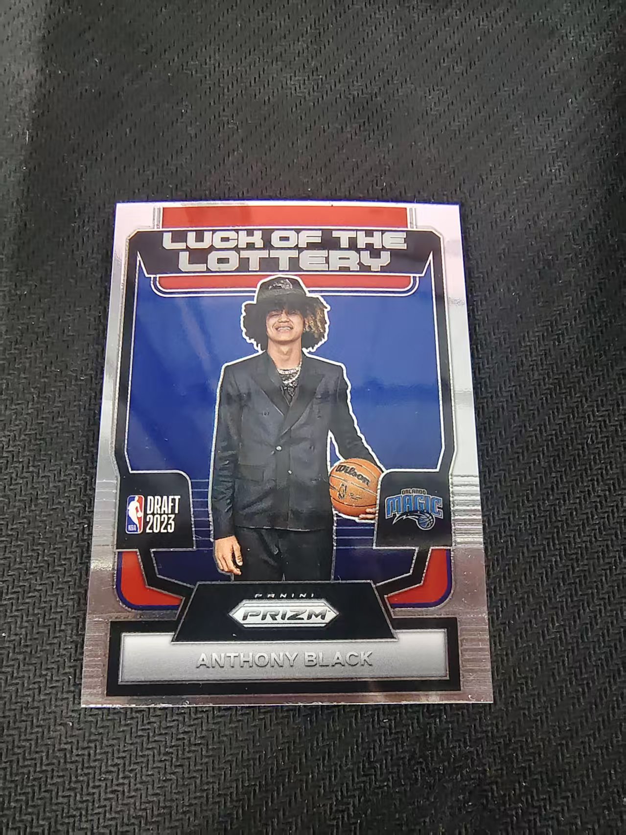 【可合并,不累计】2023-24 Panini Prizm Anthony Black 安东尼 布莱克 魔术 RC 新秀 乐透秀定裝特卡 PZ 划痕 边角微瑕 介意勿拍 #2