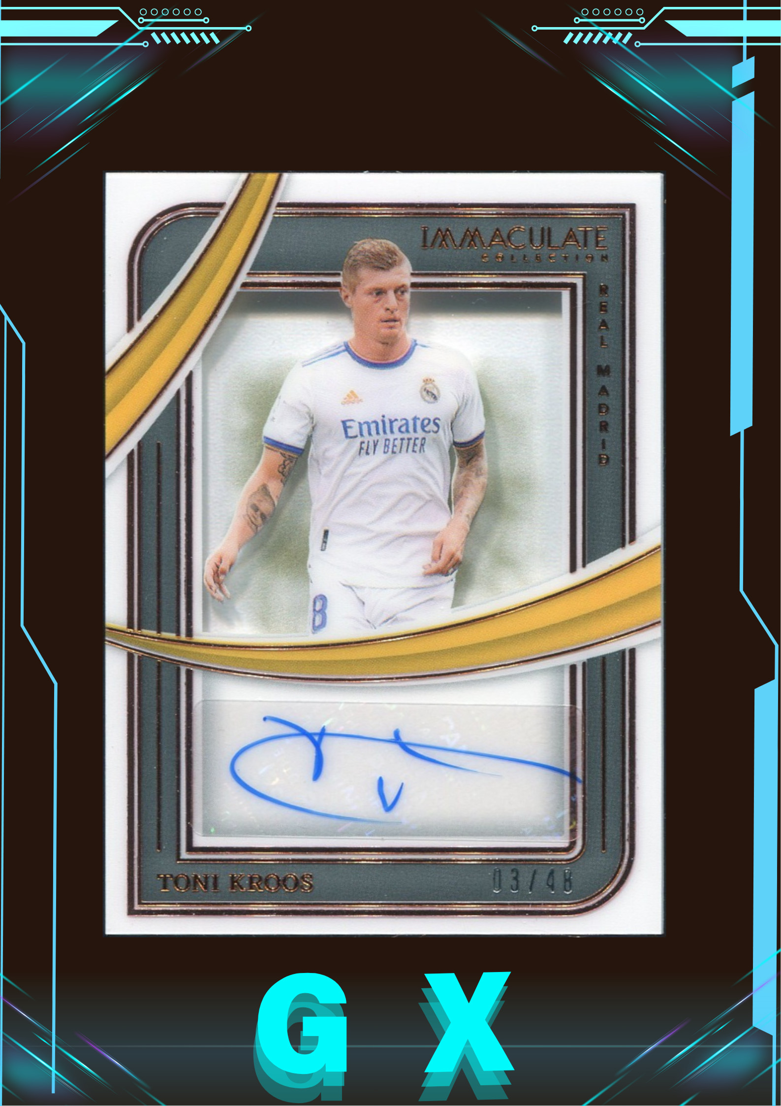 2024-25 Immaculate系列 托尼·克罗斯 Toni Kroos 3/48编 沙盒 皇马 签字 !【钩玄卡店】Will