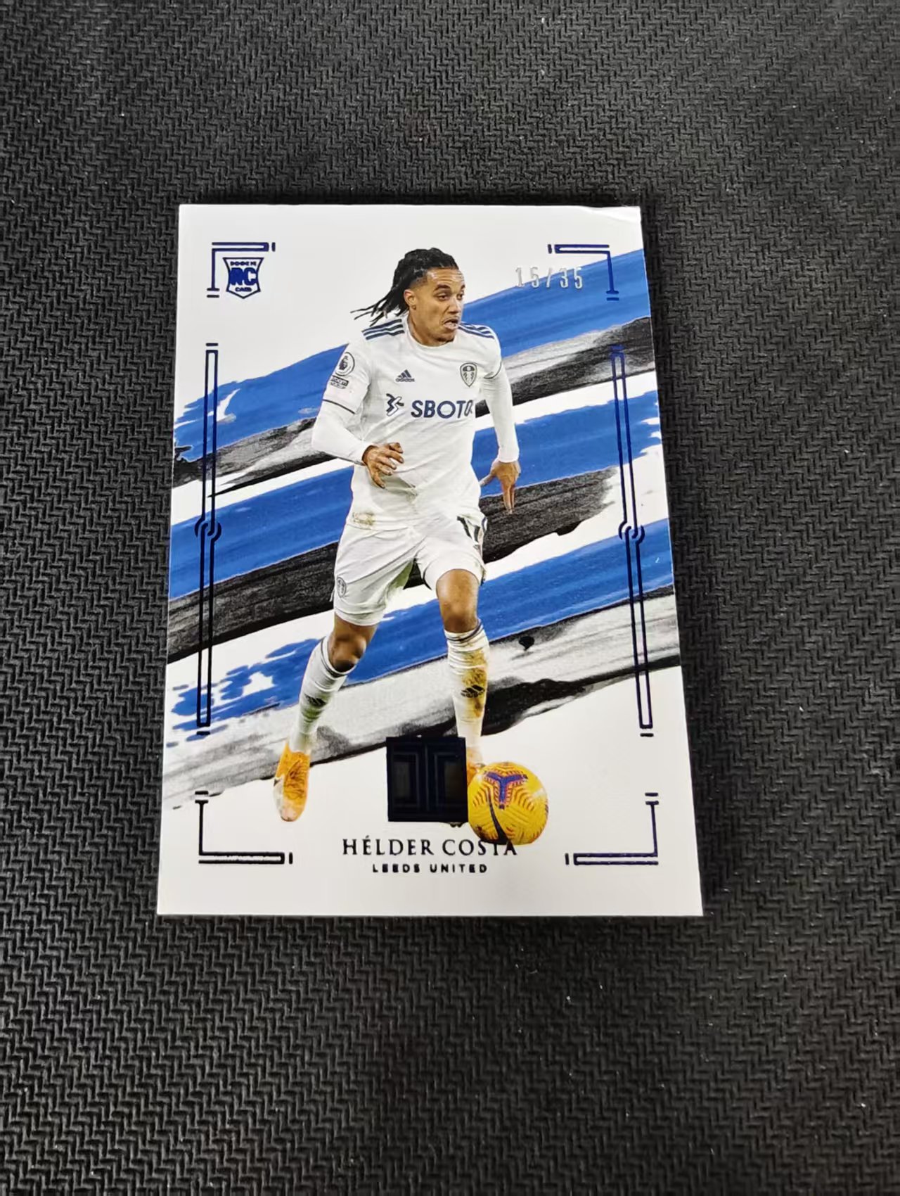 【可合并,不累计】2020-21 panini impeccable helder costa 小真金 利兹联 英超 埃尔德 科斯塔 新秀 RC 35编 边角瑕疵
