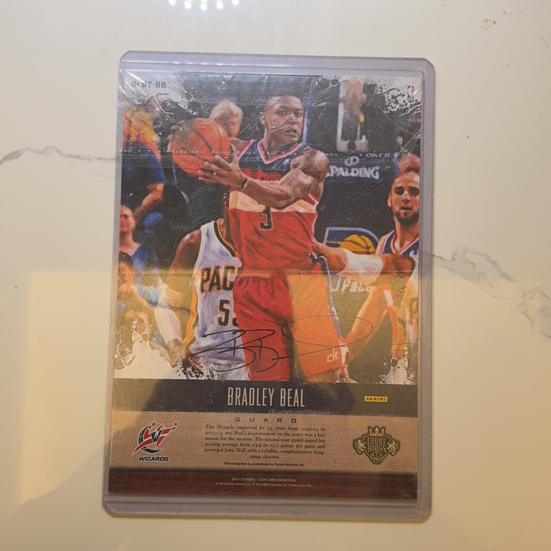 【Roseee代卖】2014-15 Panini Court Kings Bradley Beal 油画 奇才 布拉德利比尔 大卡 双面签 签字卡签 jeff