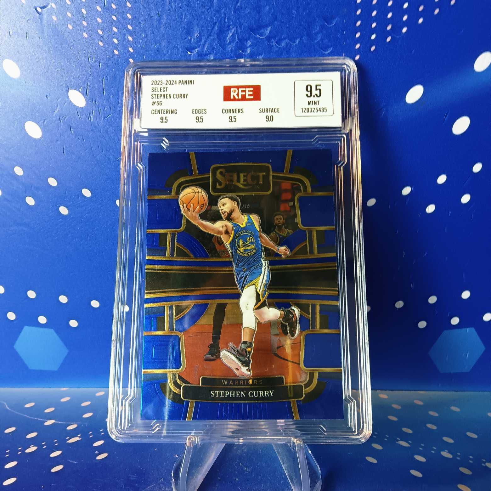 2023-24 Panini Select 库里 评级卡 勇士 实卡精美稀有 品质保障 投资收藏必备 生日礼物(卡品如图 请看清再拍)【蓝色星球】