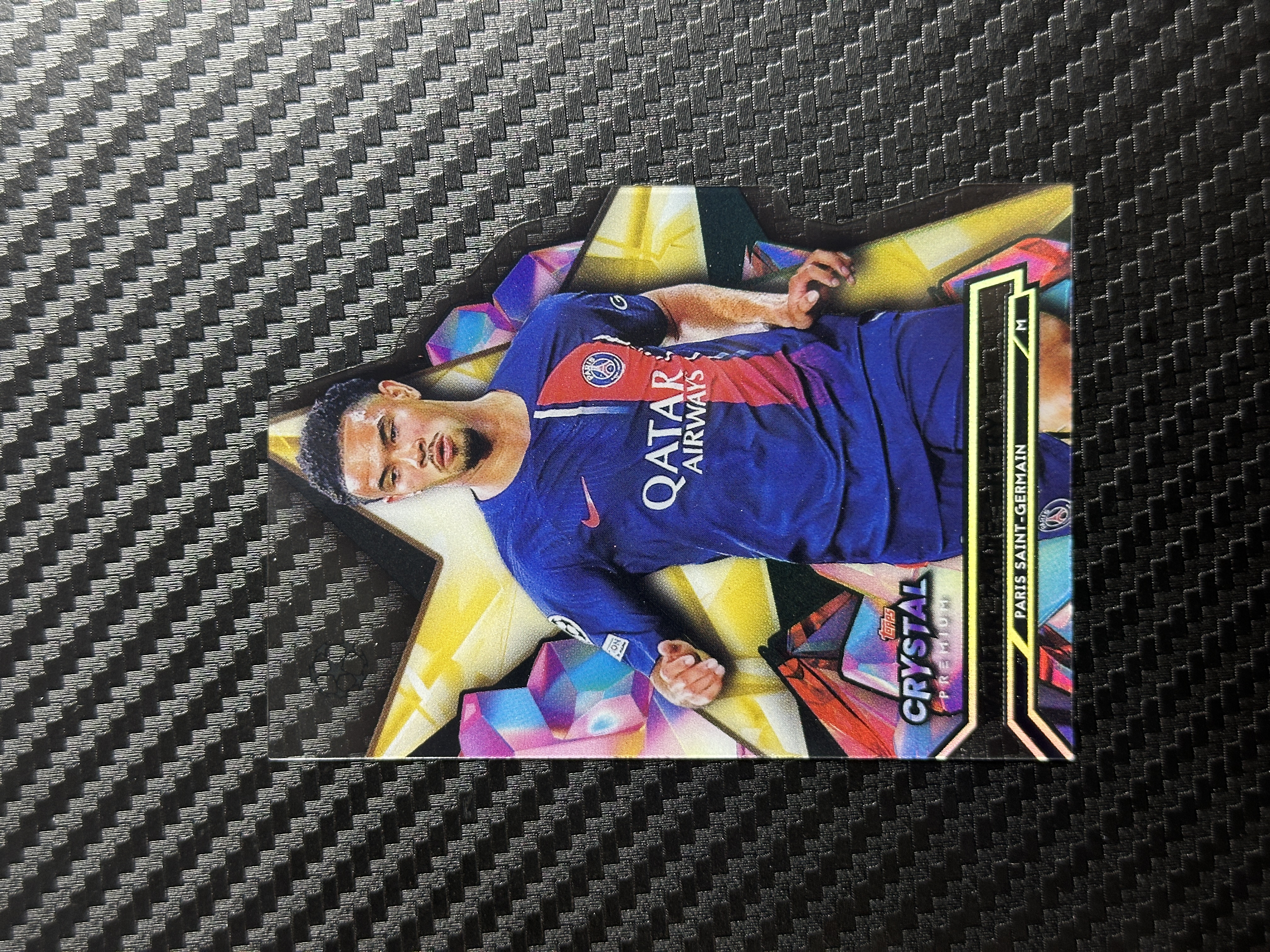 2024 Topps crystal WARREN ZAIRE-EMERY 水晶系列 欧冠 埃梅里 巴黎圣日耳曼 异形 胶片 卡品如图 拍前看描述