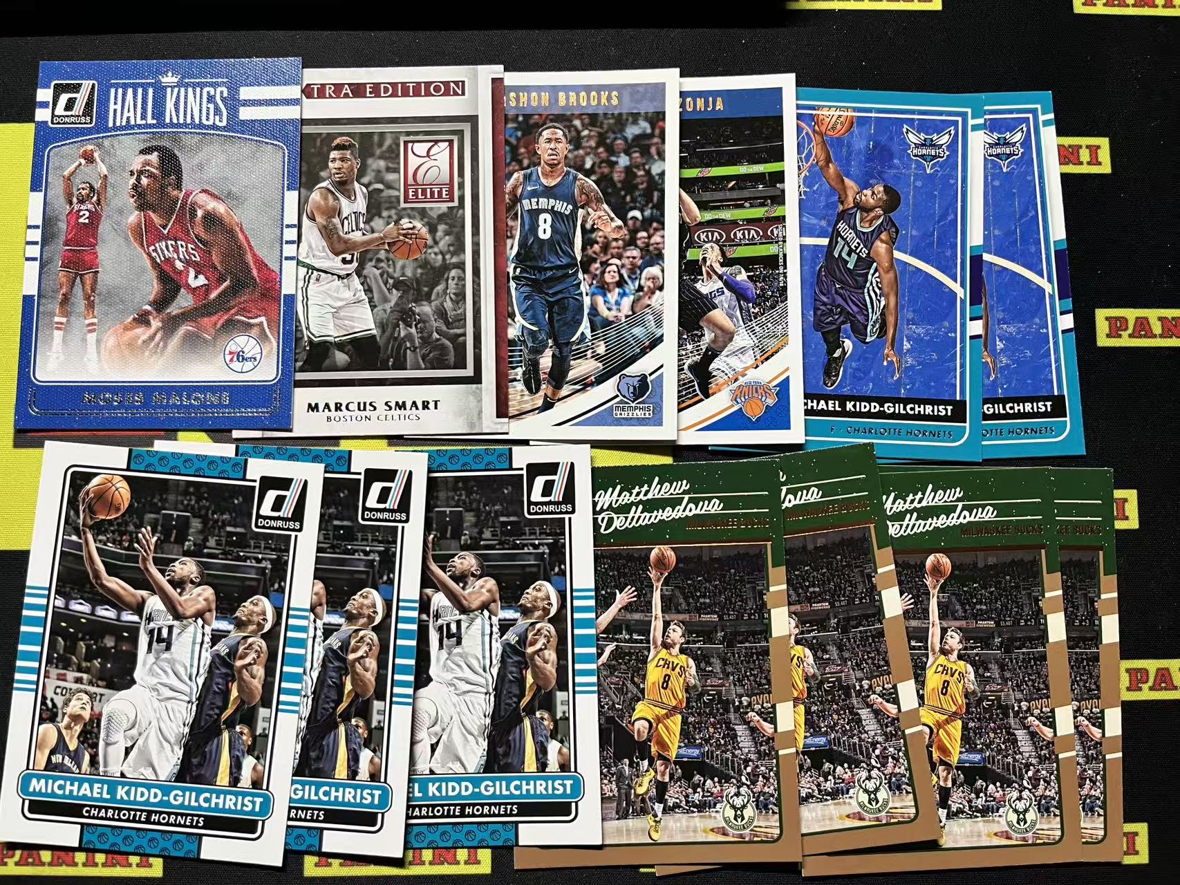 2016-17 Panini prizm LeBron James 杜蕾斯 donruss 普特打包 摩西马龙油画 马库斯斯玛特 布鲁克斯 麦基吉 德拉维多瓦