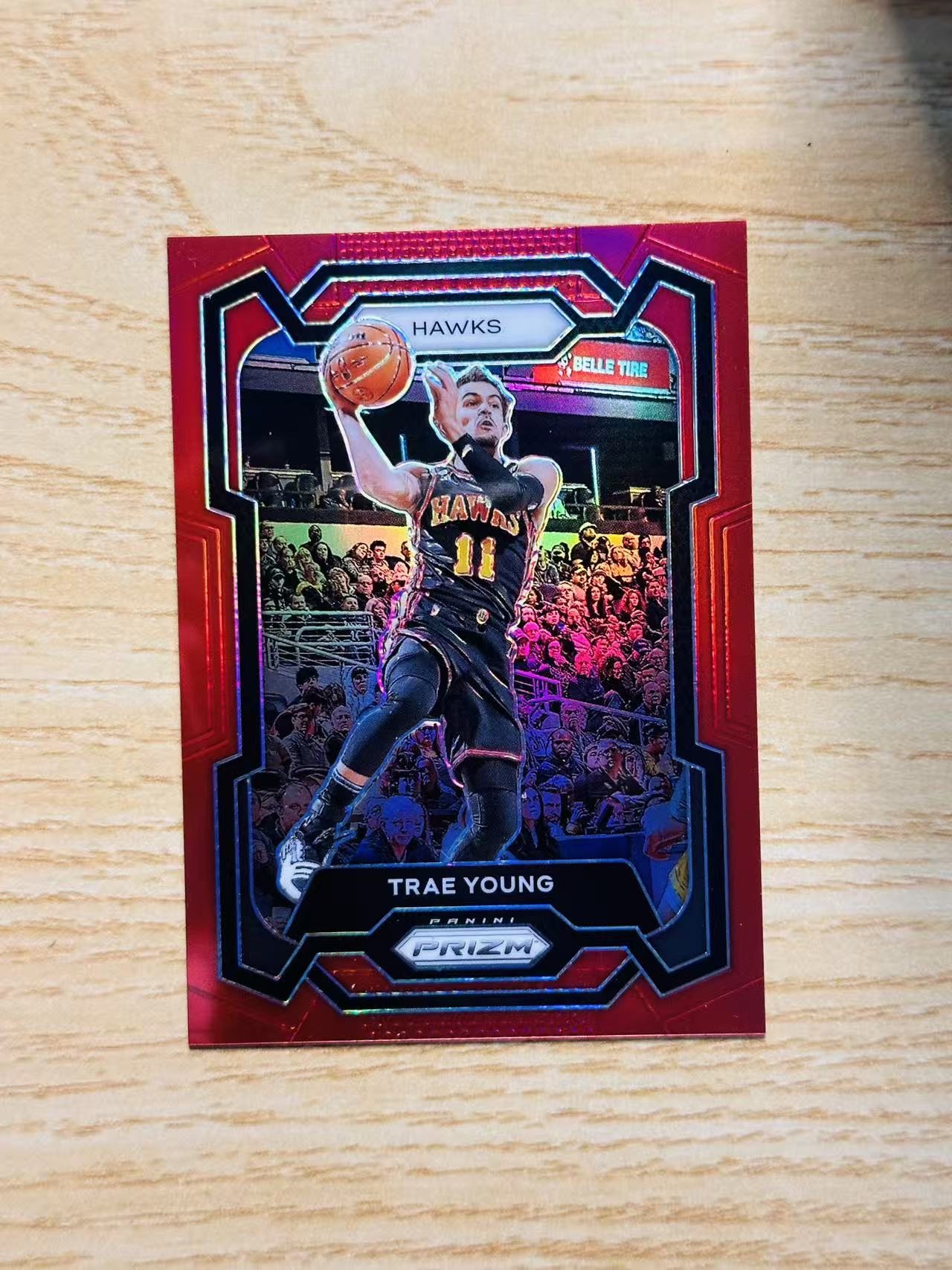 2023-24 Panini Prizm Trae Young 嘿嘿代卖 特雷 杨 红折 299编 老鹰 吹杨 收藏必备