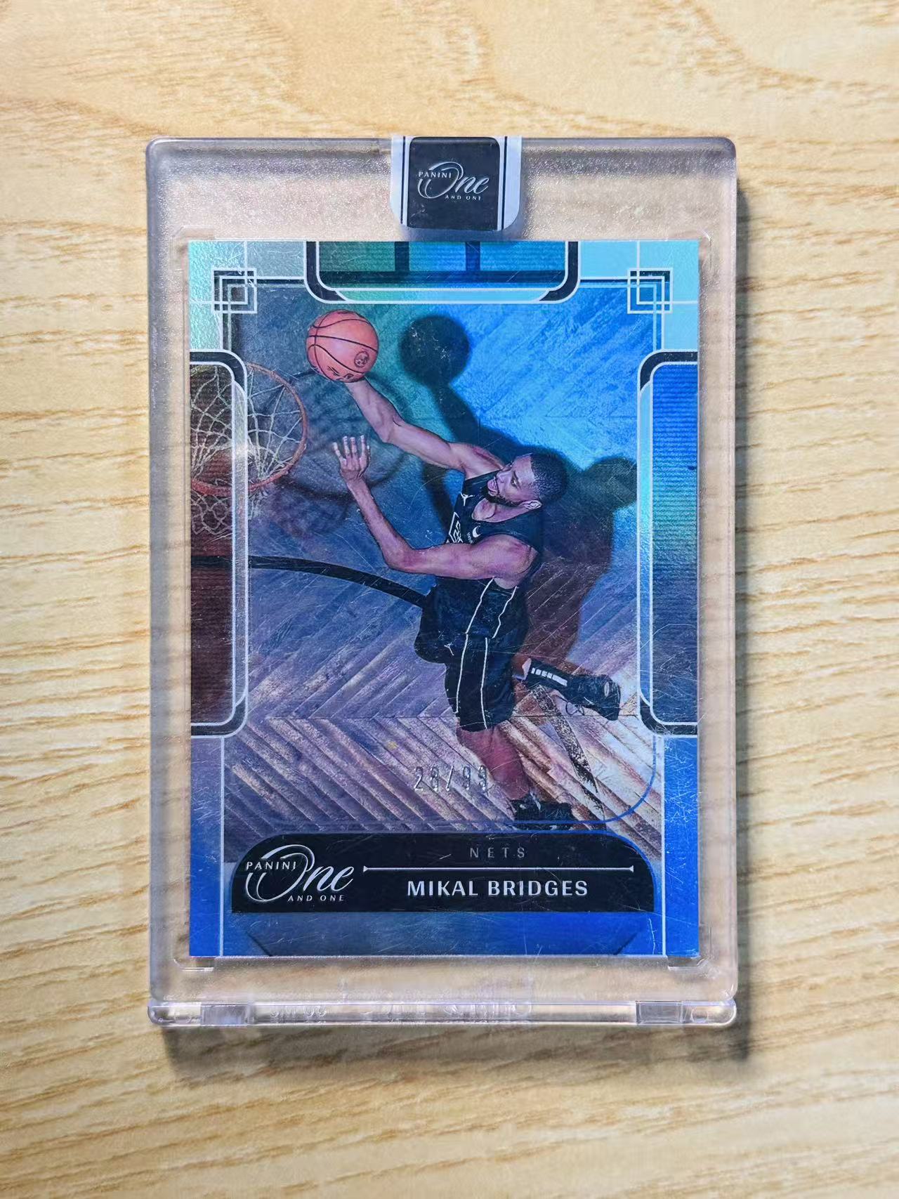 2023-24 Panini One and One Mikal Bridges #44 米卡尔 布里奇斯 篮网 大桥 银折 /99编