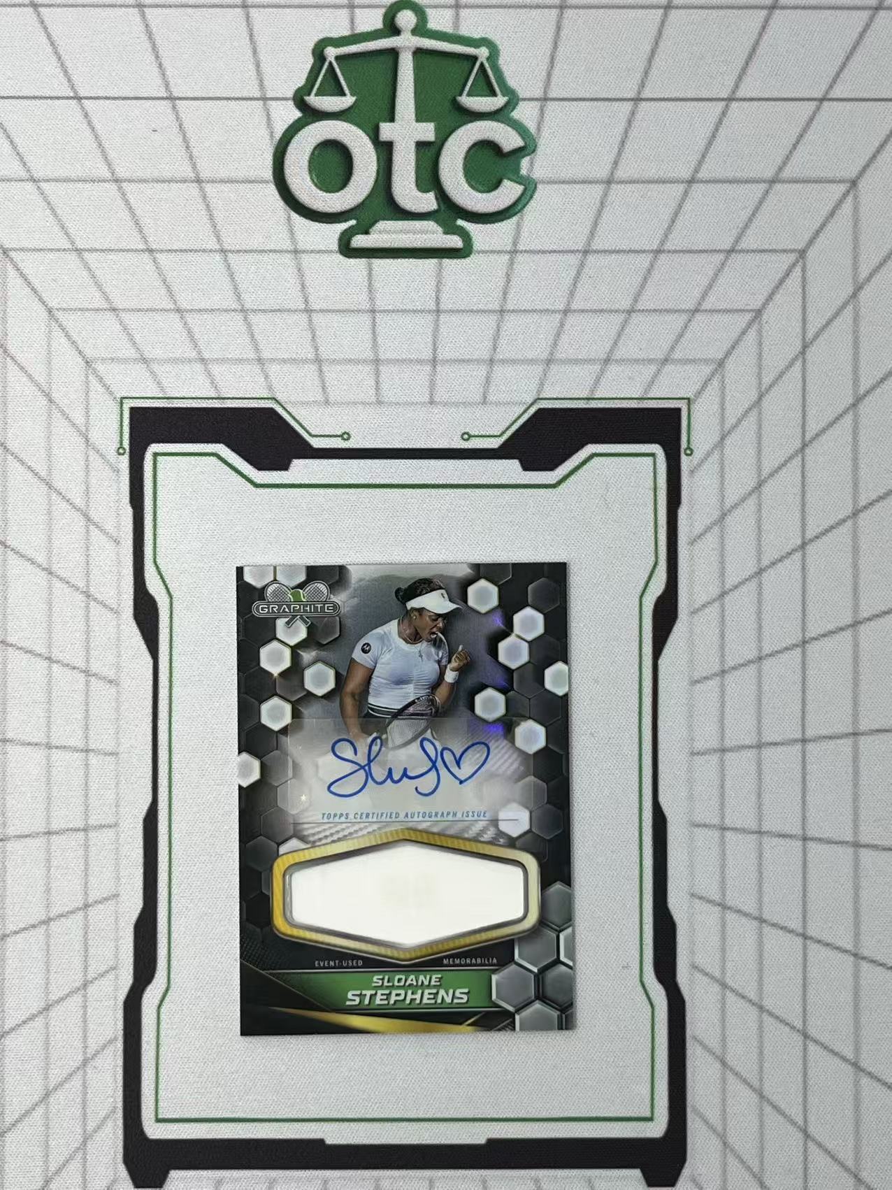 2024 Topps Graphite Sloane Stephens 【盎司收藏】网球 石墨 斯隆 史蒂芬斯 银折 签字 球衣物料切割 JA 高端系列 JJ27