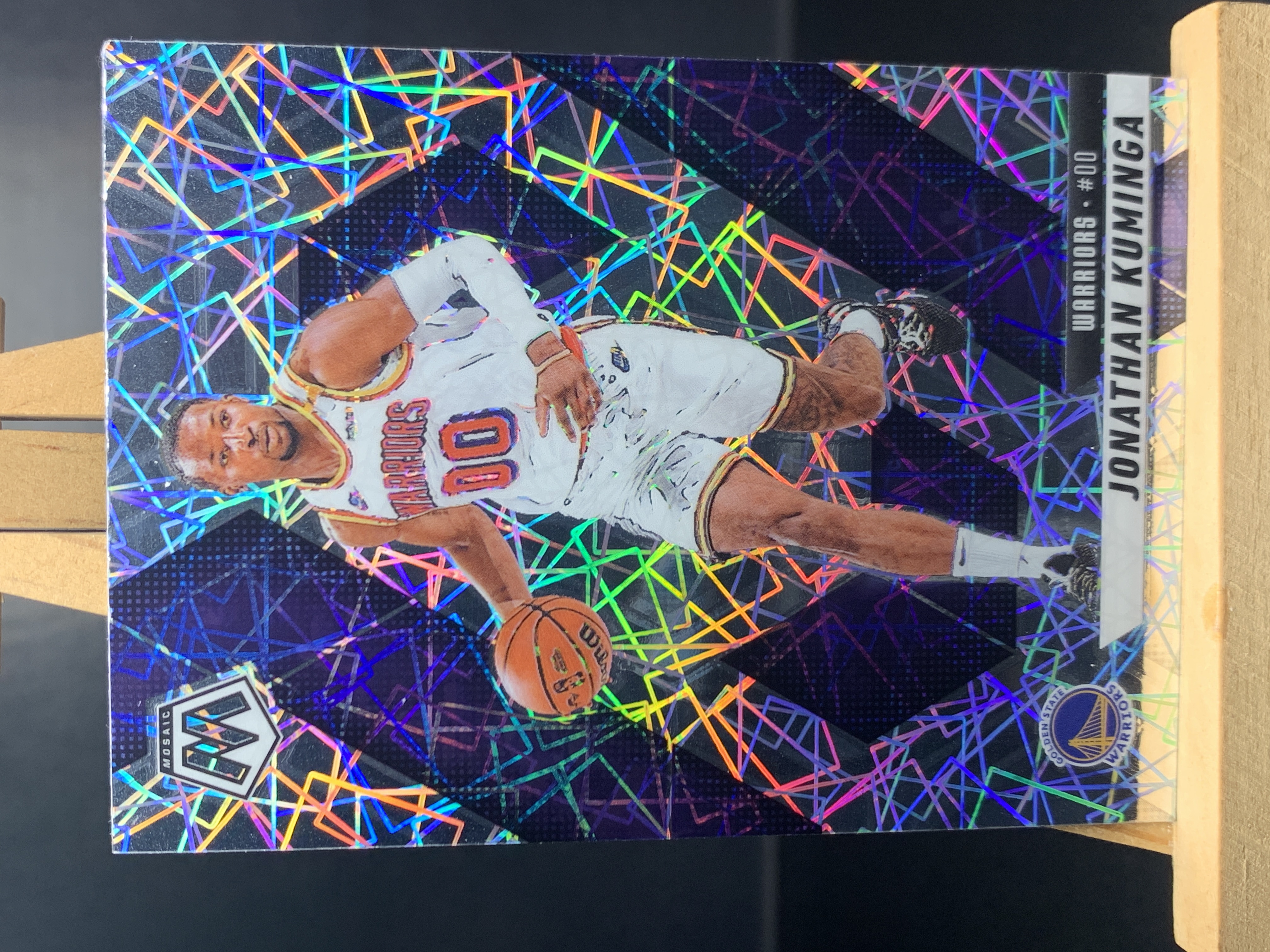 (A4) 2024-25 PANINI 马赛克系列 折射 乔纳森 库明加 勇士 实卡好看 收藏凑套必备 边暇图3!!!