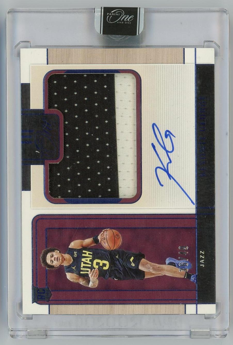 2023-24 Panini One and One Keyonte George RC 基扬特乔治 新秀 oao 49编RPA 签字 卡签 patch 爵士 猪猪侠 卡品如图 1BL6/11.12