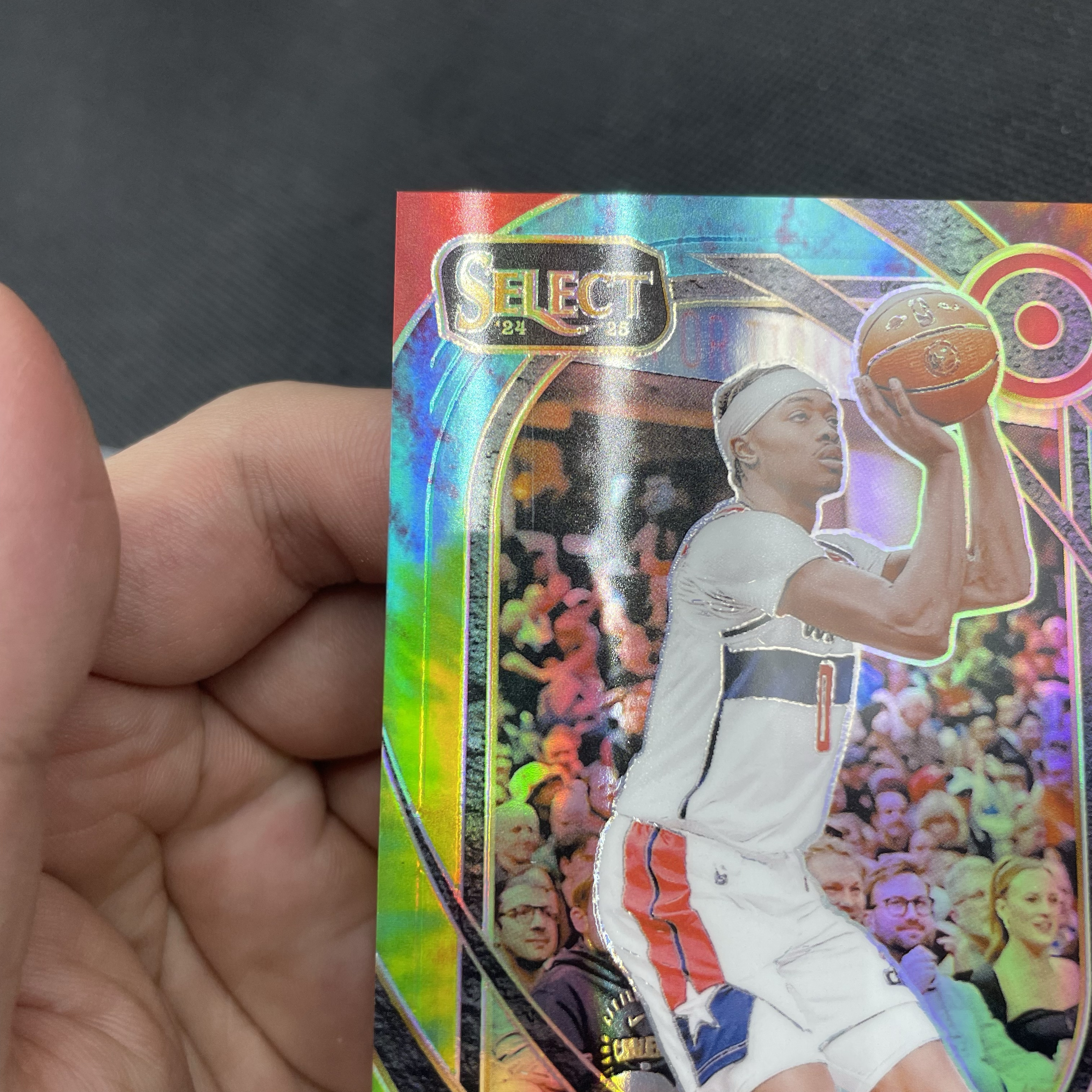 2024-25 Panini Select Bilal Coulibaly 【无界代卖】奇才 比拉尔 库利巴利 08/25编 三级 扎染折 稀少低编 品如图 不累计 Yo