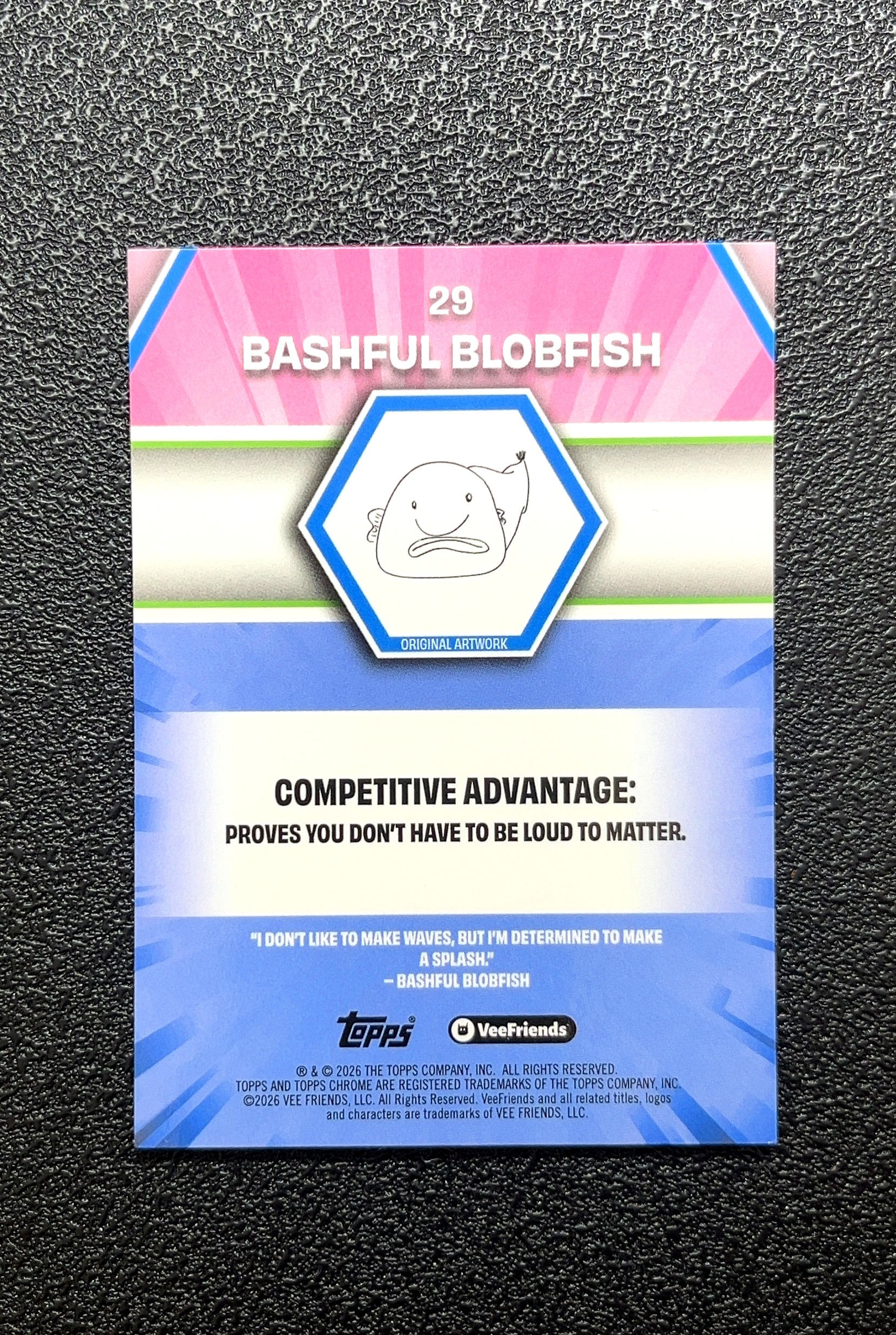 【岛屿拍卖】2024 Topps Chrome First Chrome 首版 Bashful Blobfish 憨态可掬的水滴鱼 卡品如图 高价值 #29 0009#160