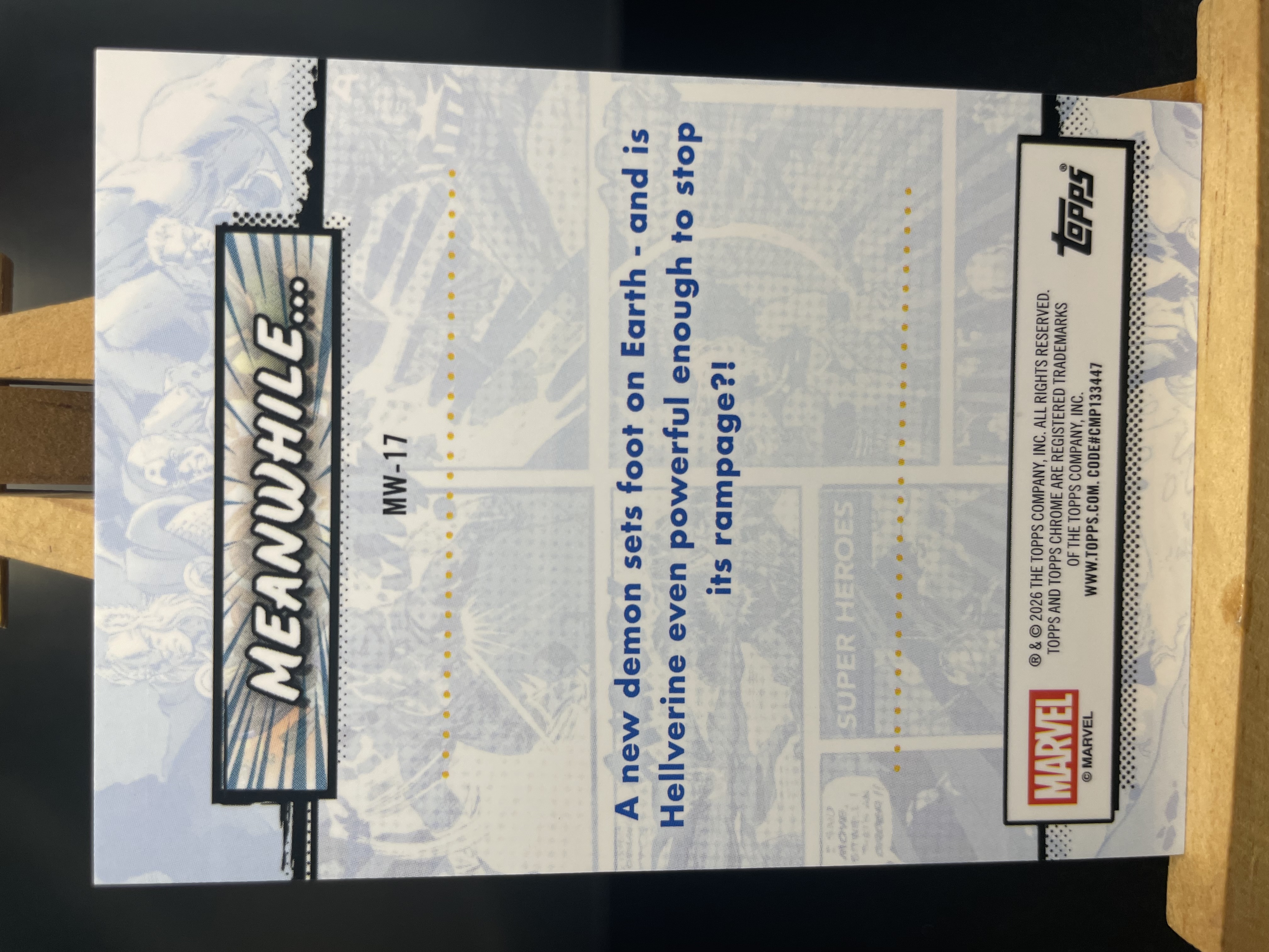 (B5)2026 TOPPS MARVEL 折射 地狱浩克首次登场 实卡好看 收藏凑套必备 卡品如图 !!!
