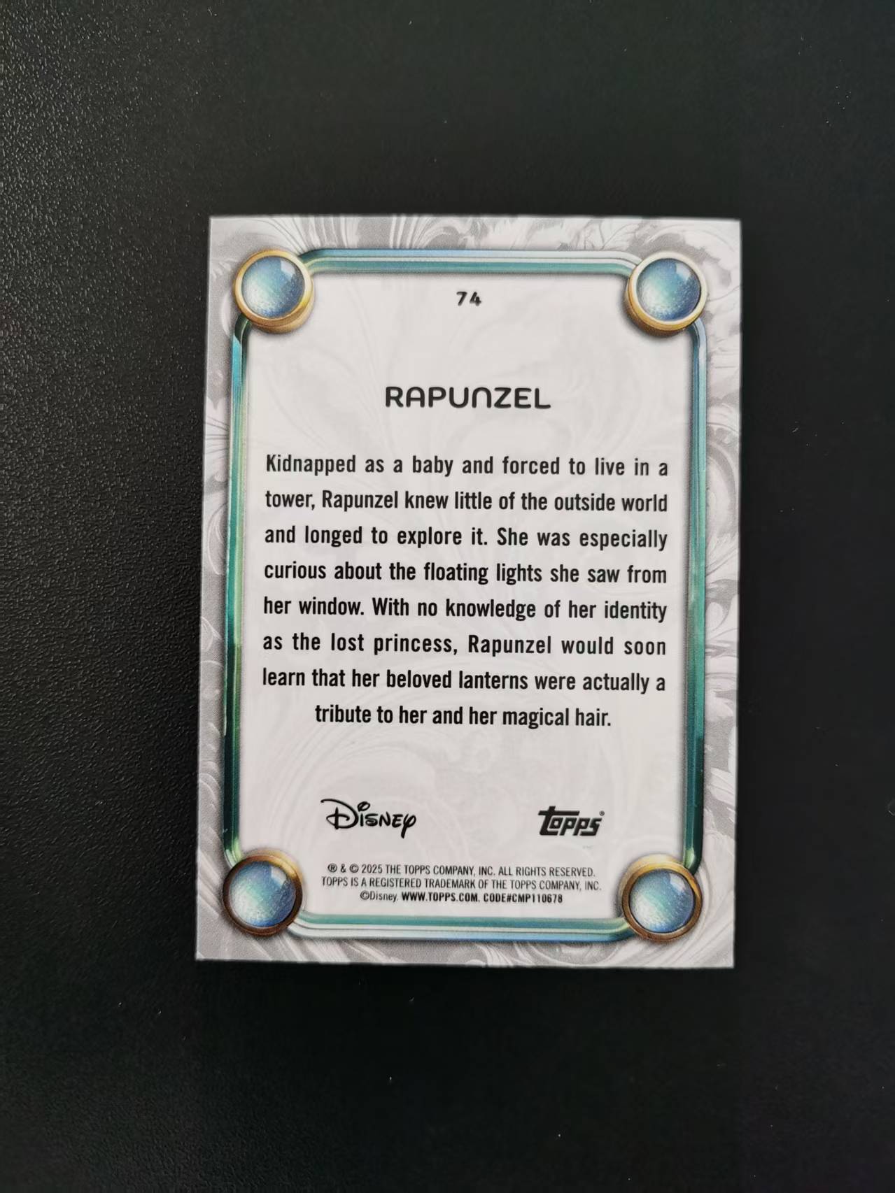 2026 Topps × Disney RAPUNZEL 长发公主 迪士尼联名收藏 收藏凑套 瑕疵如图 免费代拍XS21