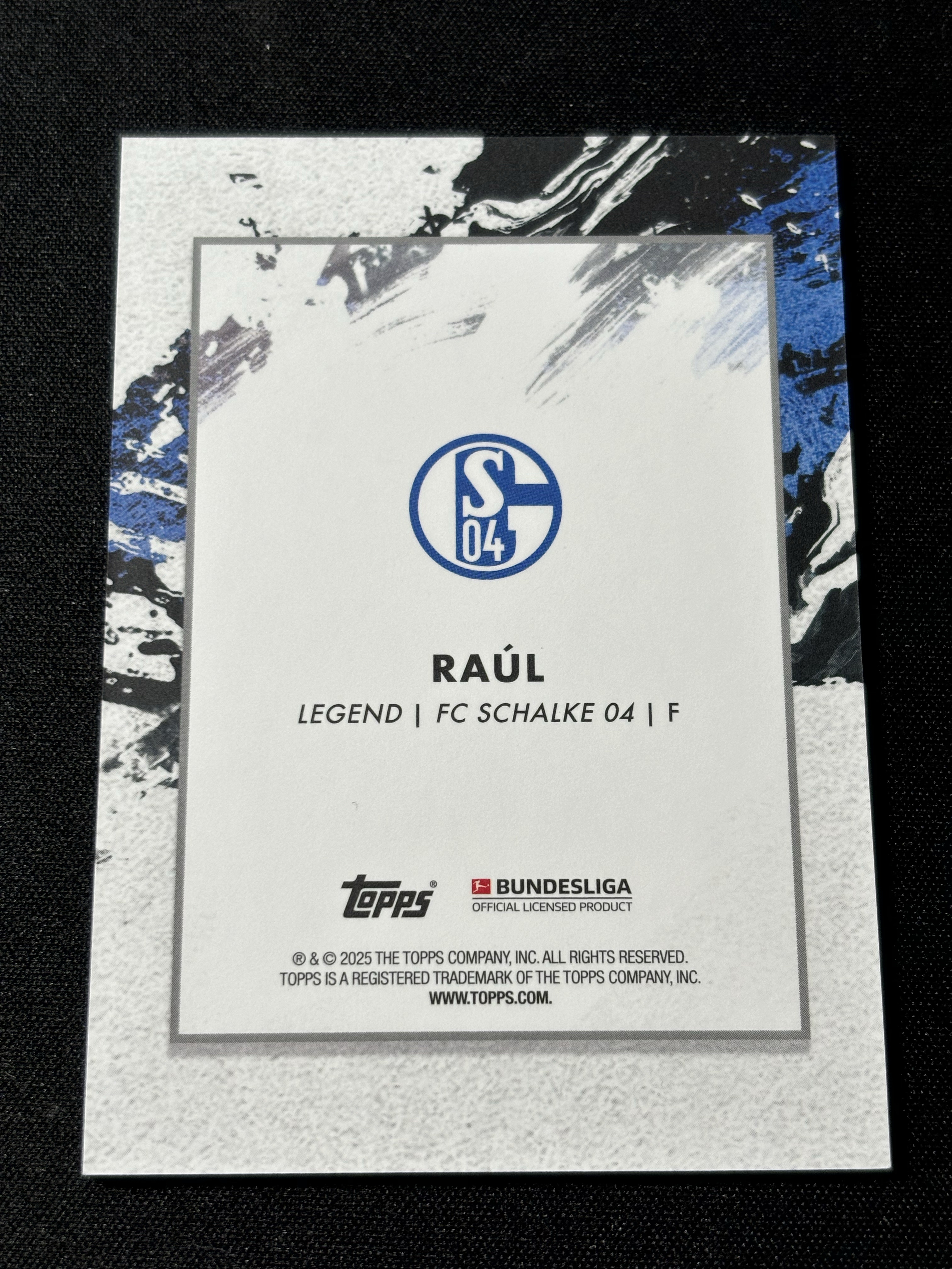 2024-25 Topps Inception Raúl 【信徒拍卖】德甲 盗梦 劳尔 6/25编 橙平行 沙尔克04 皇马 西班牙 传奇 指环王 卡品完好