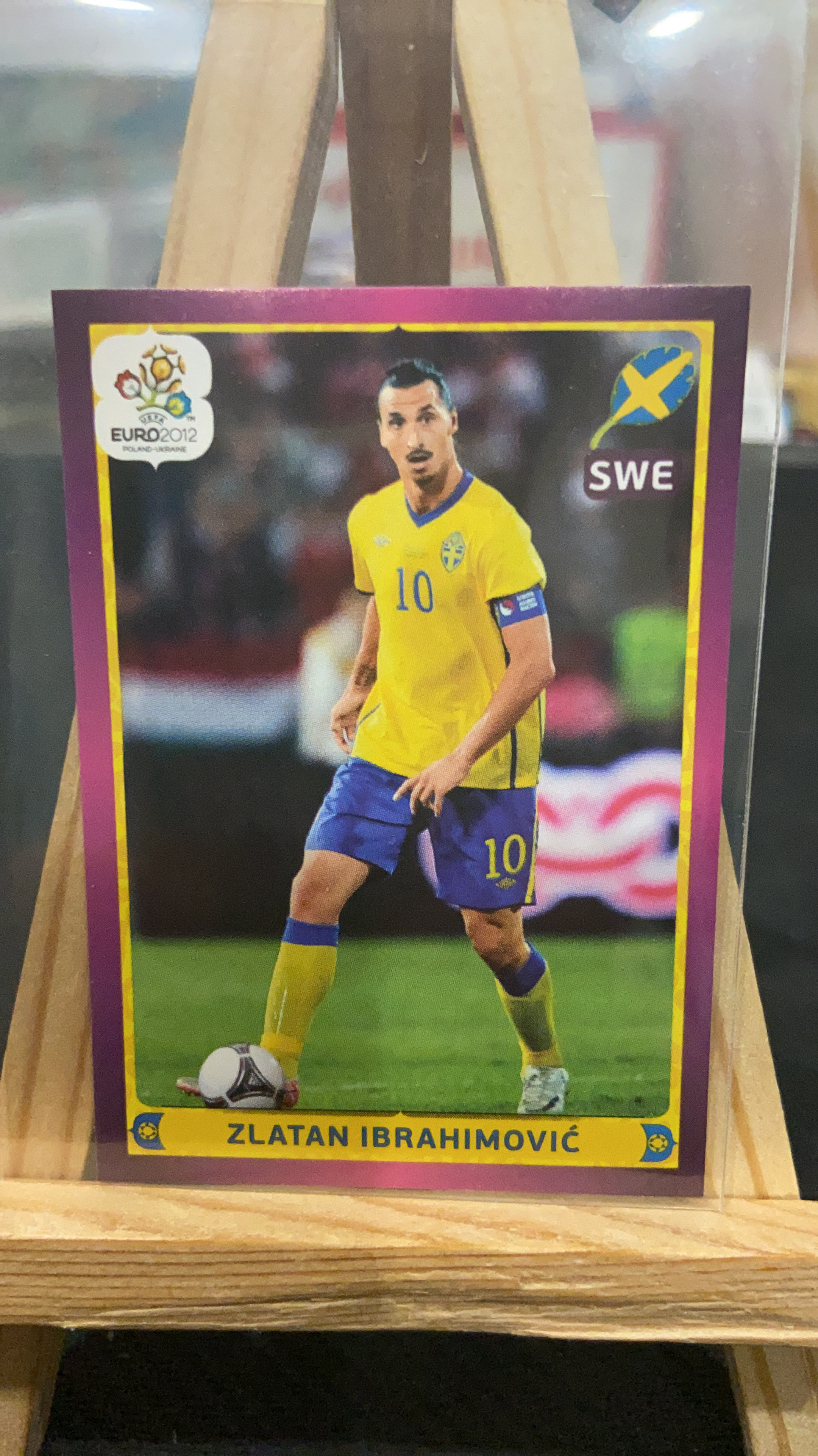 2012 Panini Euro 欧洲杯 贴纸 【不累计】 瑞典 AC米兰 伊布拉希莫维奇 大比例 凑套