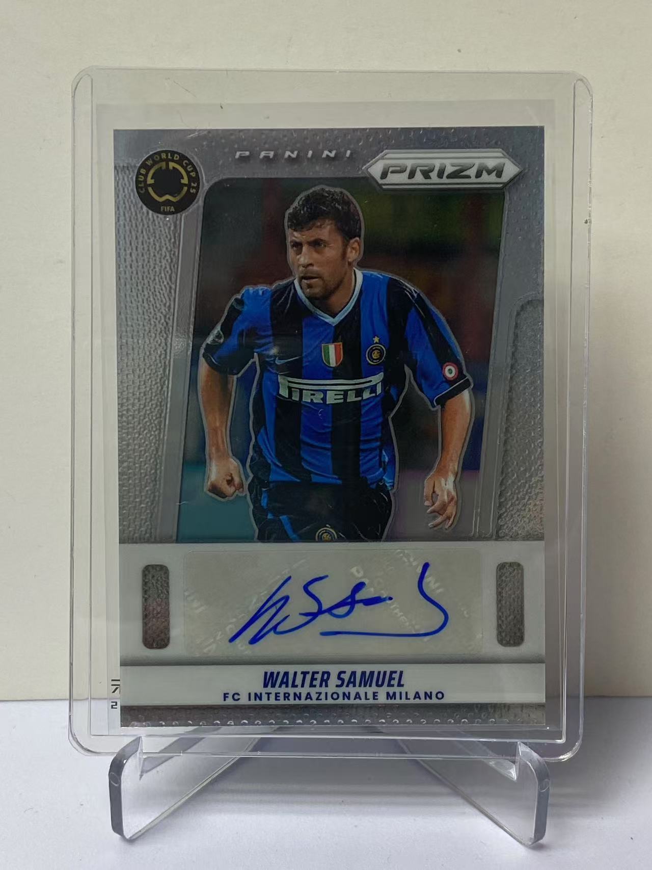 2025 Panini Prizm Walter Samuel 世俱杯PZ 萨穆埃尔 国际米兰 国米 签字 墨迹如图 收藏必备 卡品如图 9527