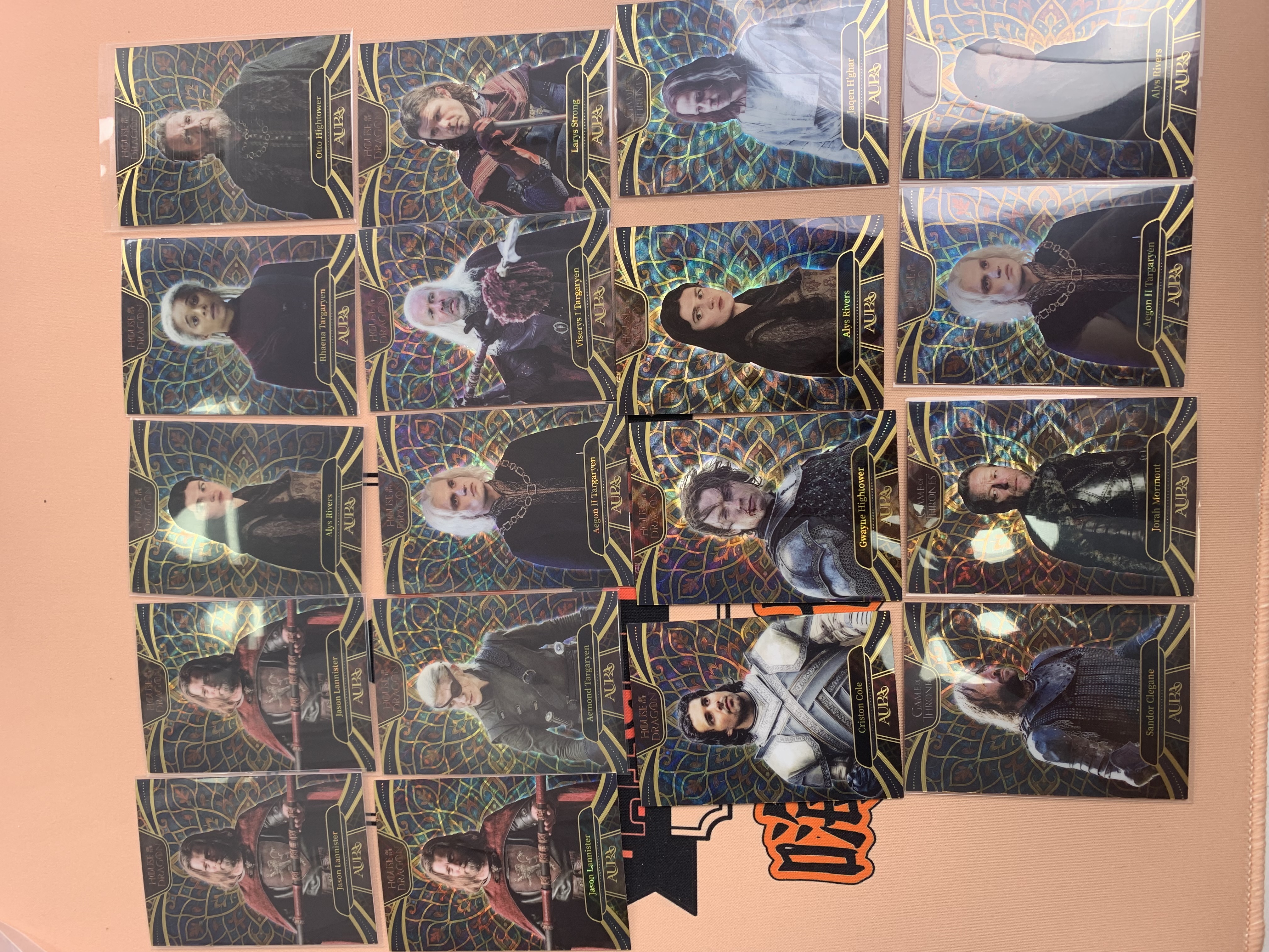 2025 Kakawow 权力的游戏 权游aura 18张lot 迷盘幻象/299 卡品如图 关联:龙妈 雪诺 弥桑代 迪士尼 topps