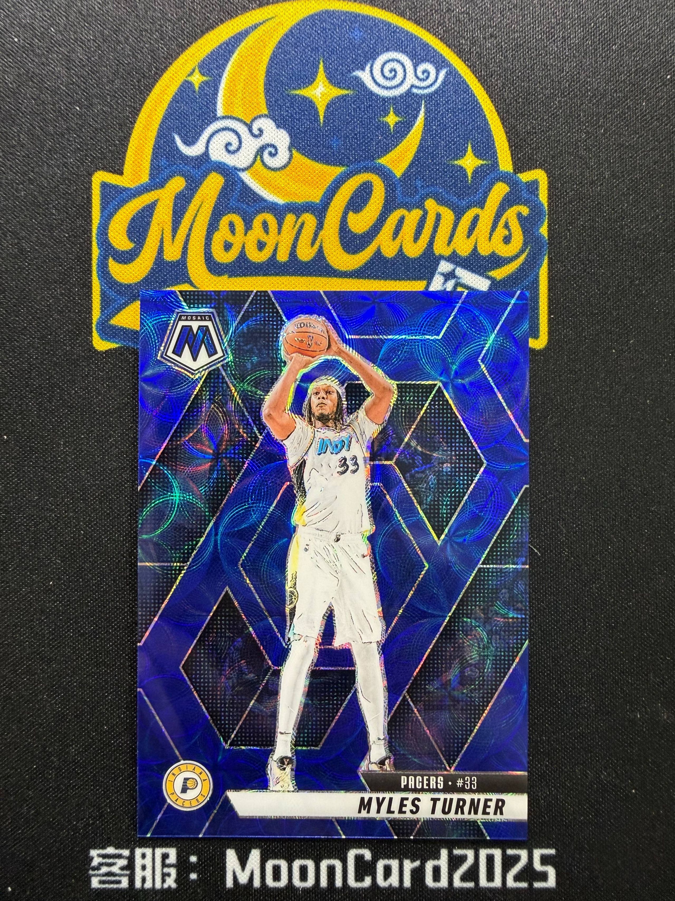 【梦卡拍卖】2024-25 PANINI - MOSAIC MYLES TURNER 迈尔斯 特纳 35编 折射 马赛克 细节如图 #Ci# 强大汉