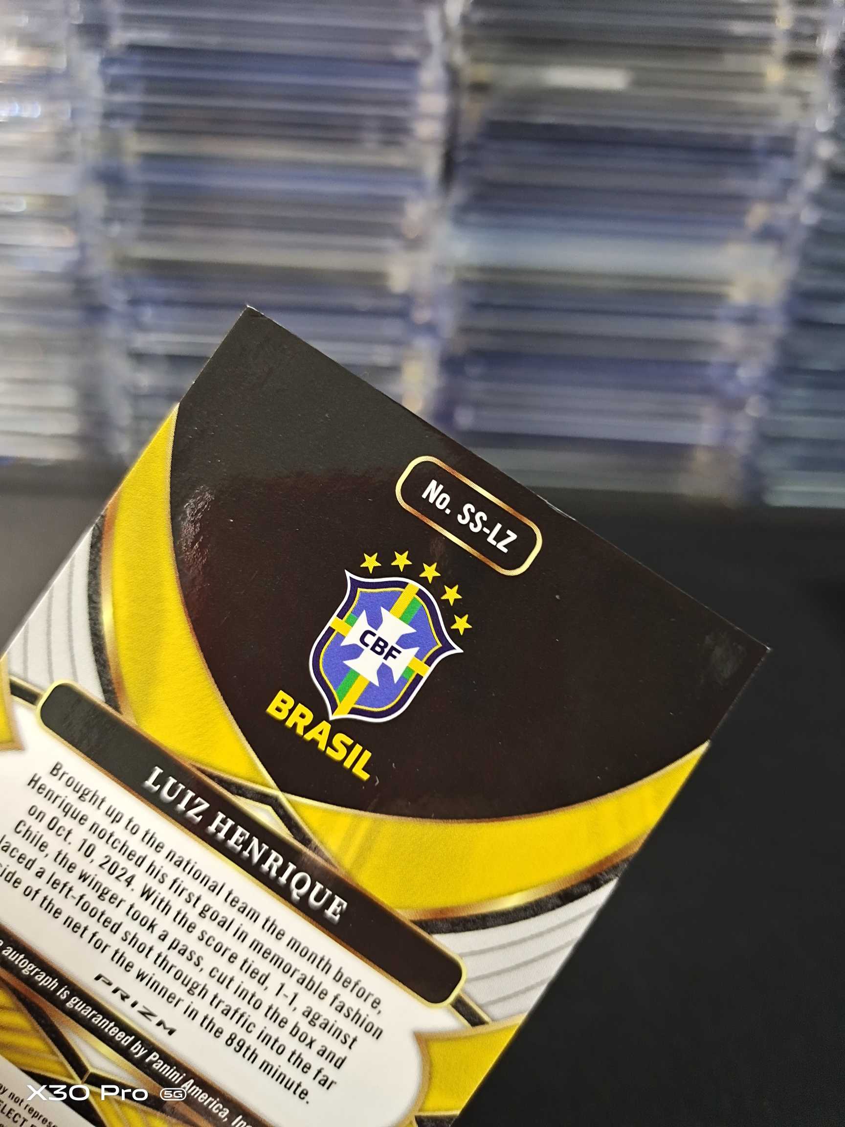 【小加速拍】恩里克 签字 折射 Sign Panini Select 巴西 Luiz Henrique (昕宁)