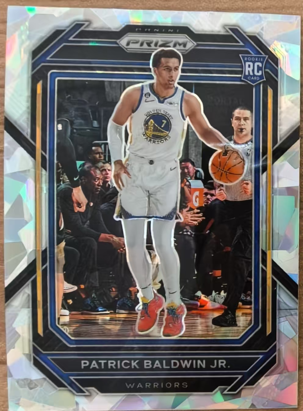 2022-23 Panini Prizm Patrick Baldwin Jr. 小帕特里克 鲍德温 RC 新秀 白碎冰 勇士