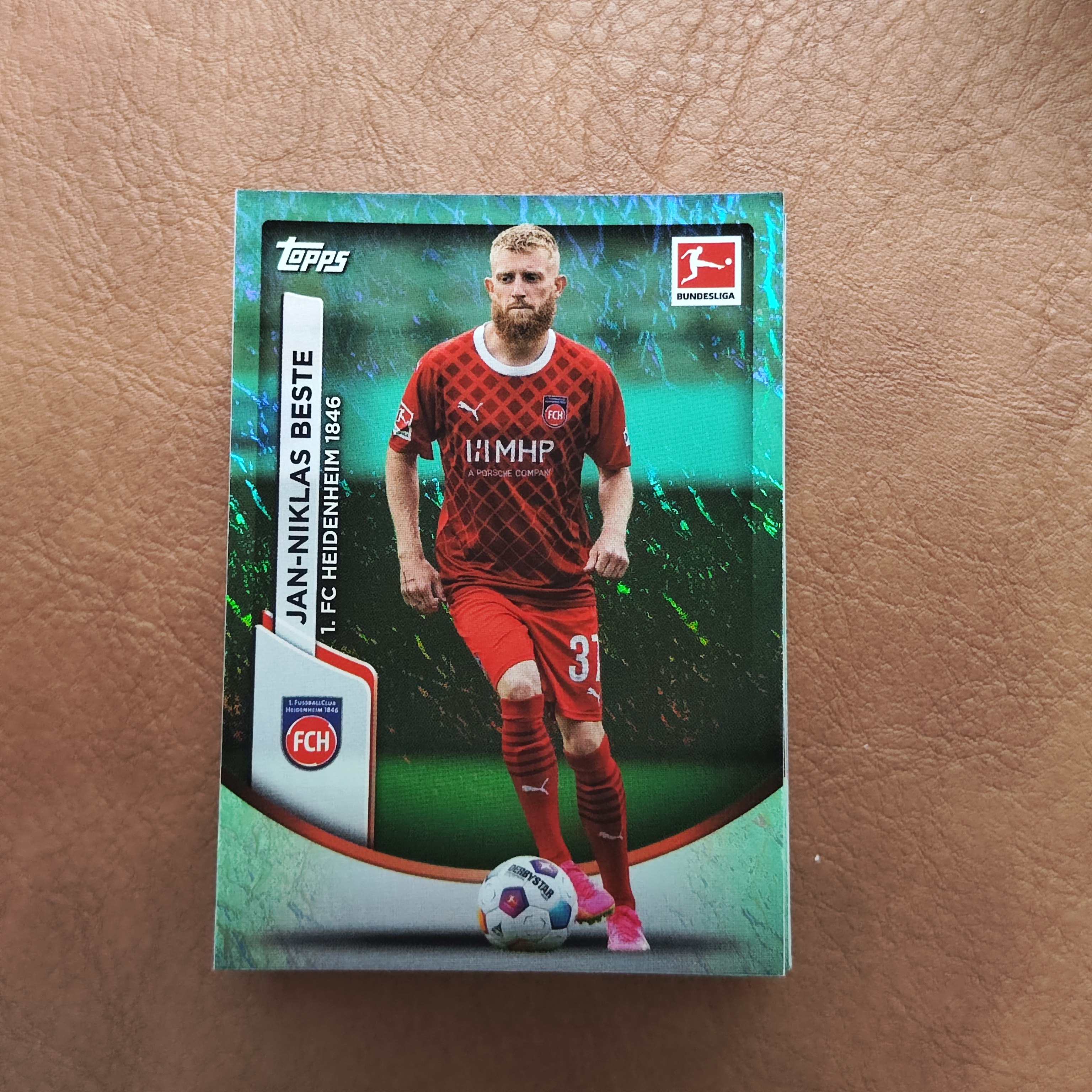 2024 【YM拍卖-代卖/回收】 topps - Jan-Niklas Beste 扬-尼克拉斯 贝斯特 海登海姆  德甲碧玉 碧玉折 Y0068