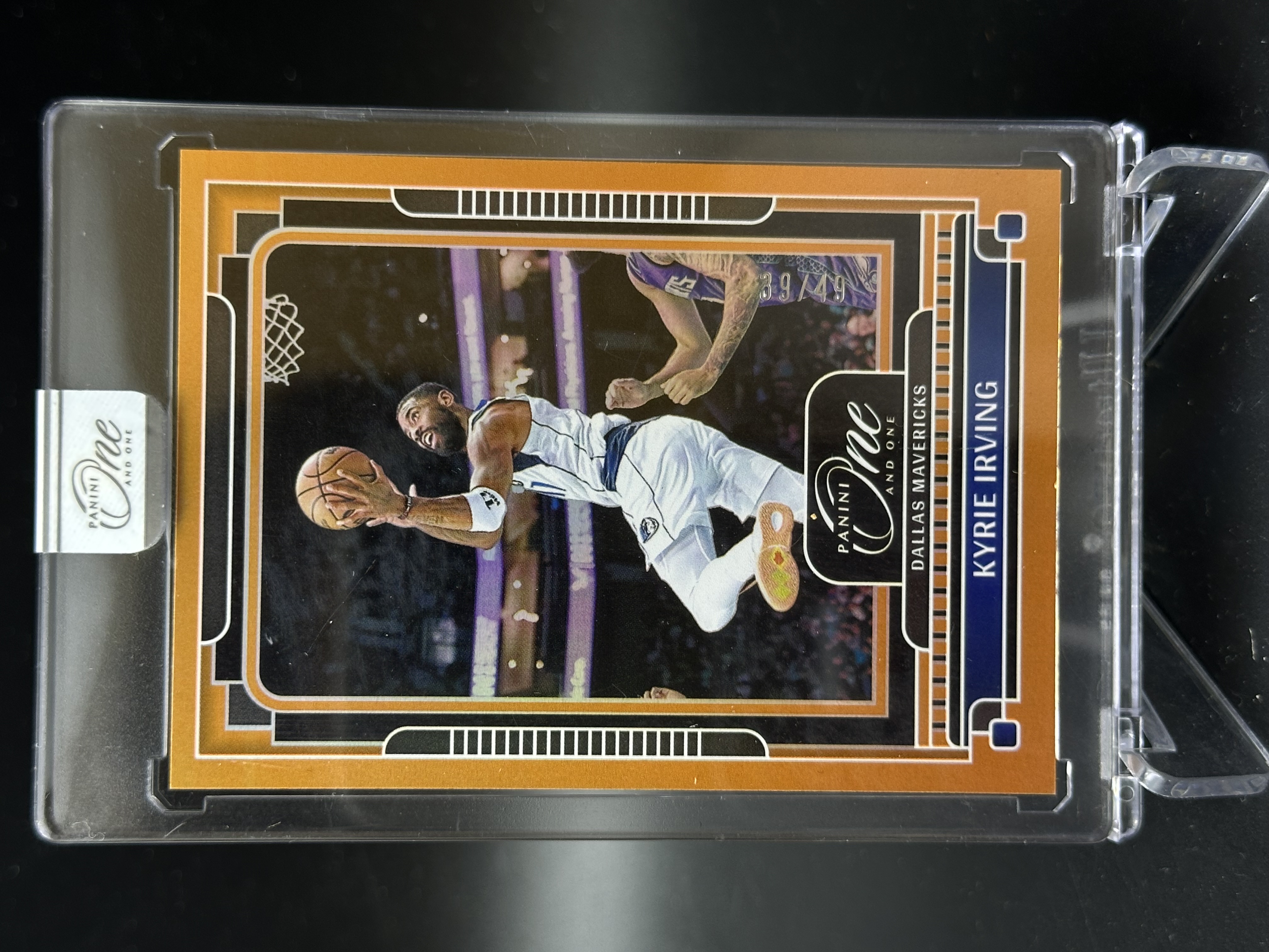2024-25 Panini One and One Kyrie Irving 【小黄拍卖】OAO 欧文 独行侠 base 橙平行 39/49编 原封砖「汉堡王」