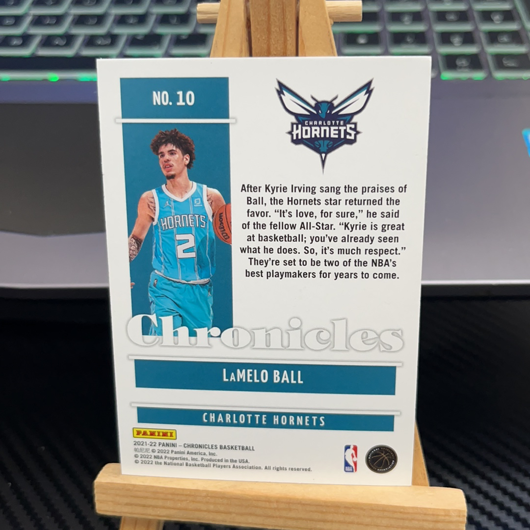 2021-22 Panini Chronicles LaMelo Ball 三球 黄蜂 特卡 编年史系列 卡品如图 凑图必备 值得收藏!免费代卖!