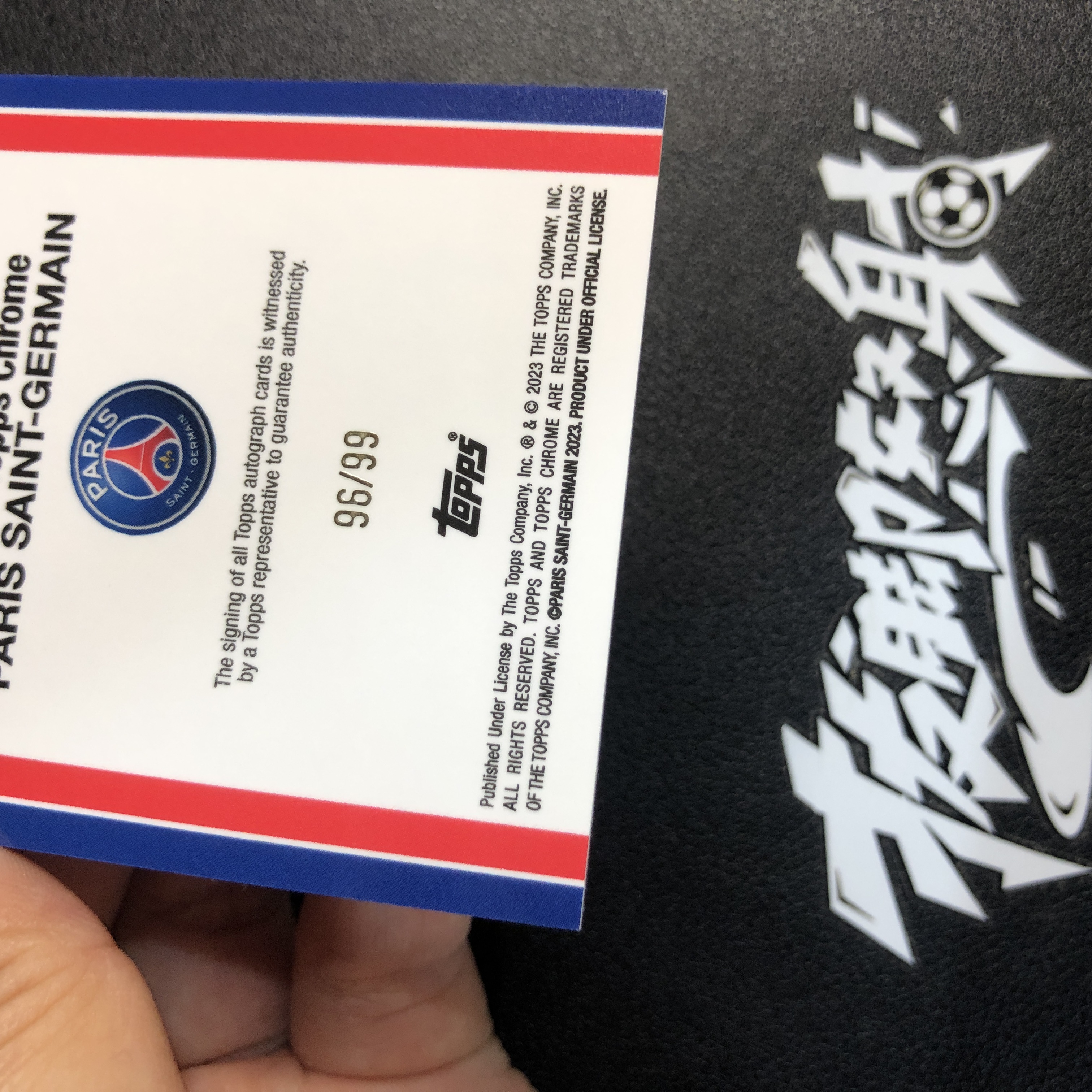 【拔脚代卖】2022-23 Topps Chrome 巴萨队盒 Neymar JR 内马尔 巴萨 96/99编 签字 base 折射 卡签 大巴黎队盒收藏必备 瑕疵如图|拔脚清知C2
