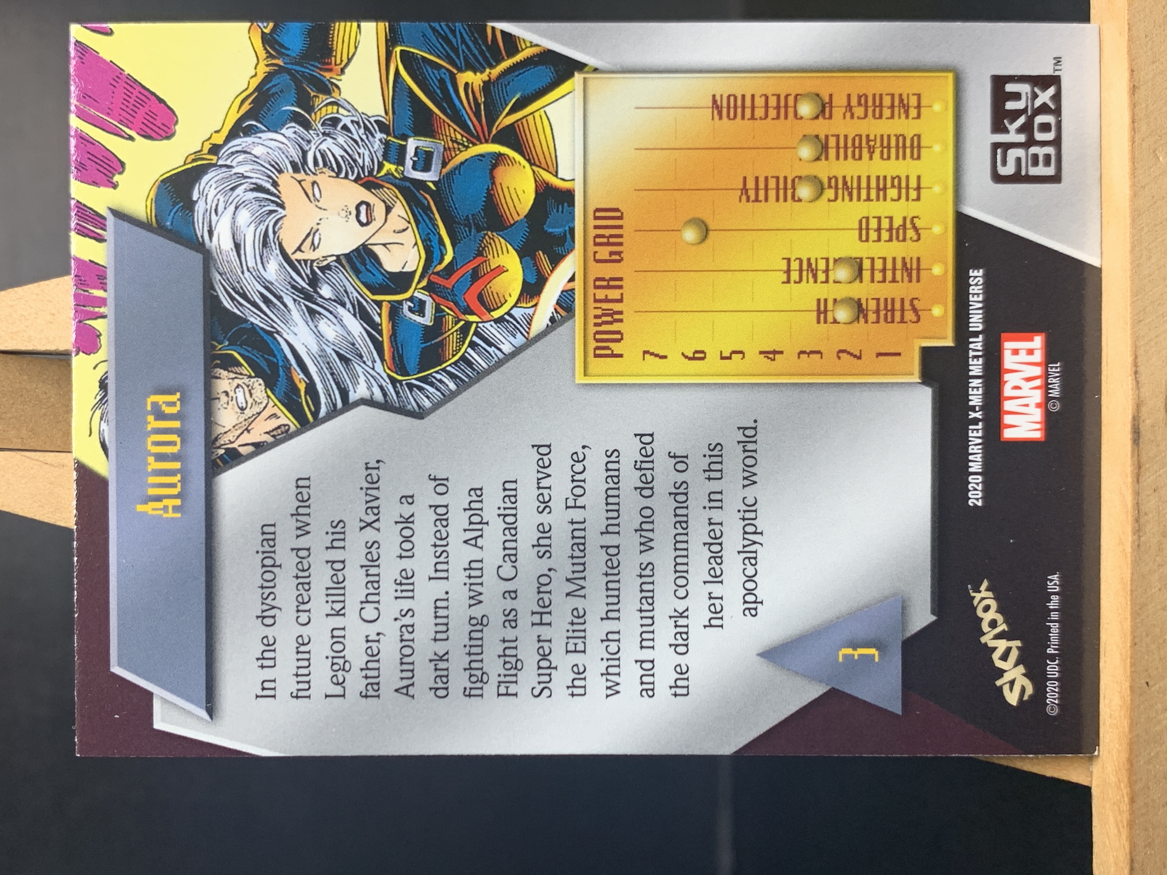 (S5)2020 SKYBOX 漫威 极光 实卡好看 喜欢不要错过 卡品如图 !!!