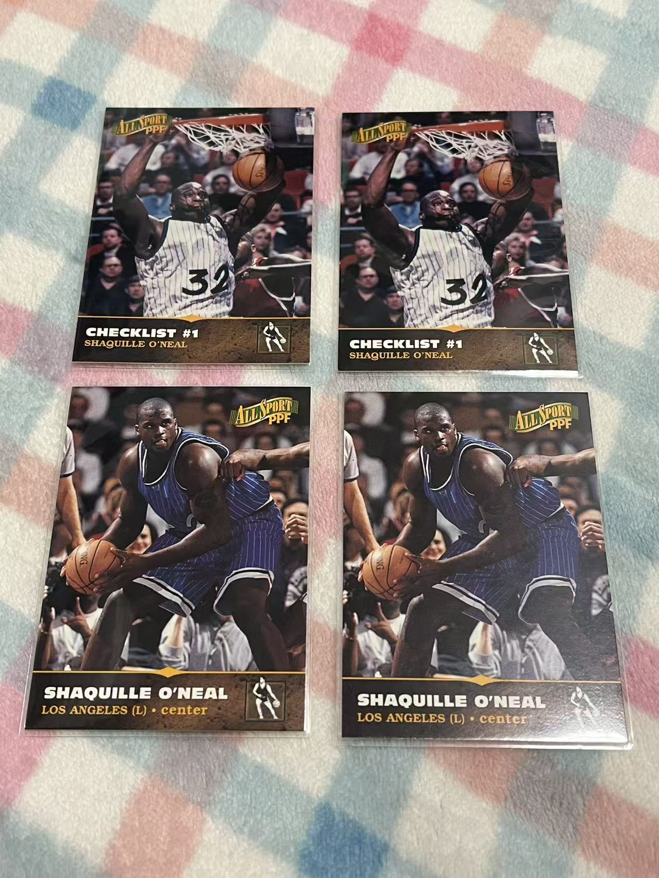 1996 The Score Board ALL SPORT PPF 7张打包 沙奎尔 奥尼尔 穆托姆博 丹皮尔 安托尼沃克【老人 老卡 老特】#786