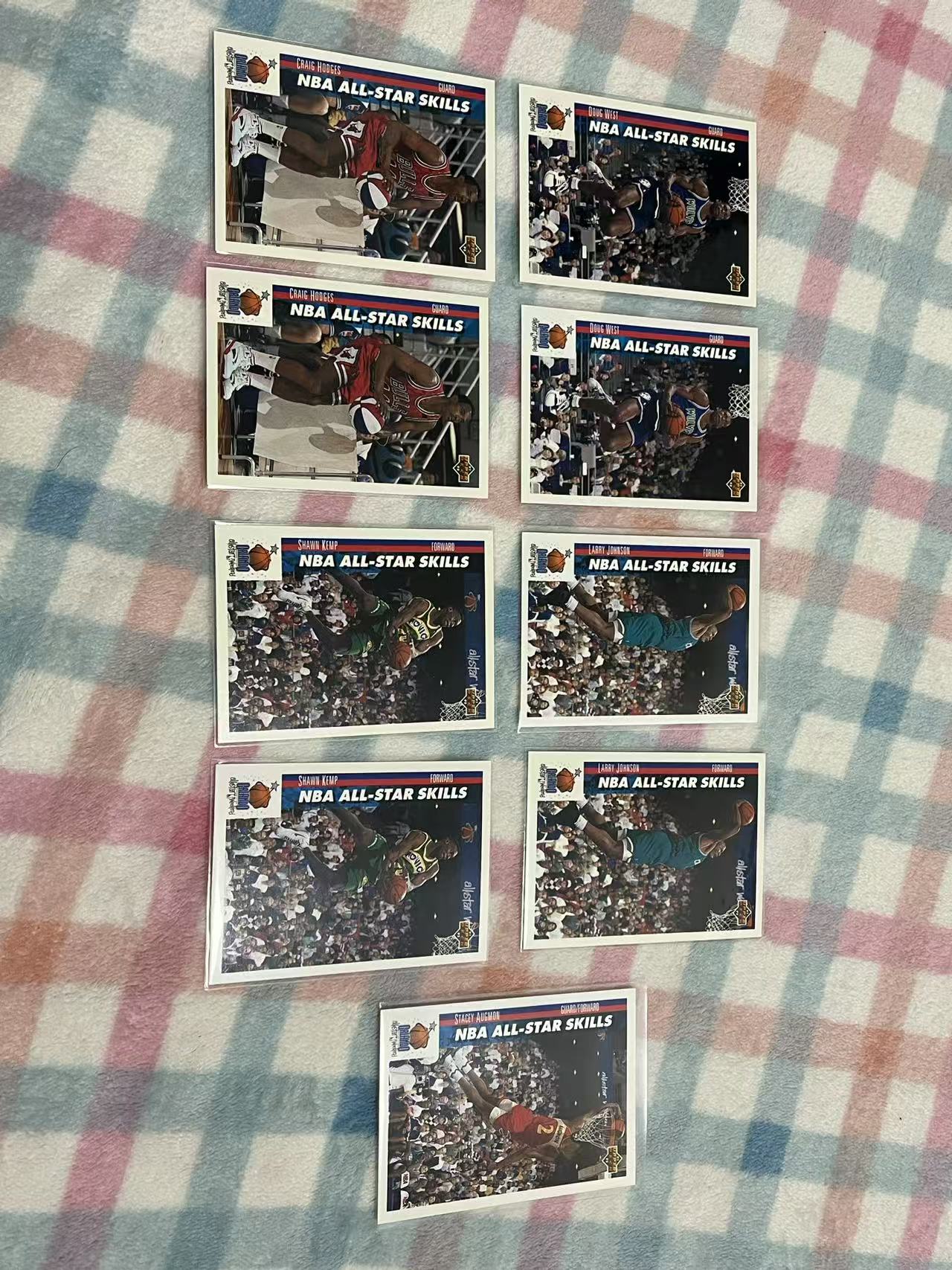 1992 Upper Deck UD 扣篮大赛 肖恩坎普 拉里约翰逊 斯塔克斯等 17张打包【全明星 扣篮 老卡 老特】#779