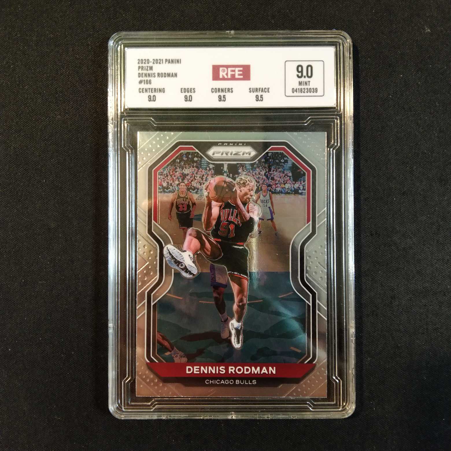 2020-21 Panini Prizm Dennis Rodman 【蓝色星球】评级卡 罗德曼 公牛 实卡精美稀有 错过后悔 投资收藏必备（卡品如图，请看清再拍）