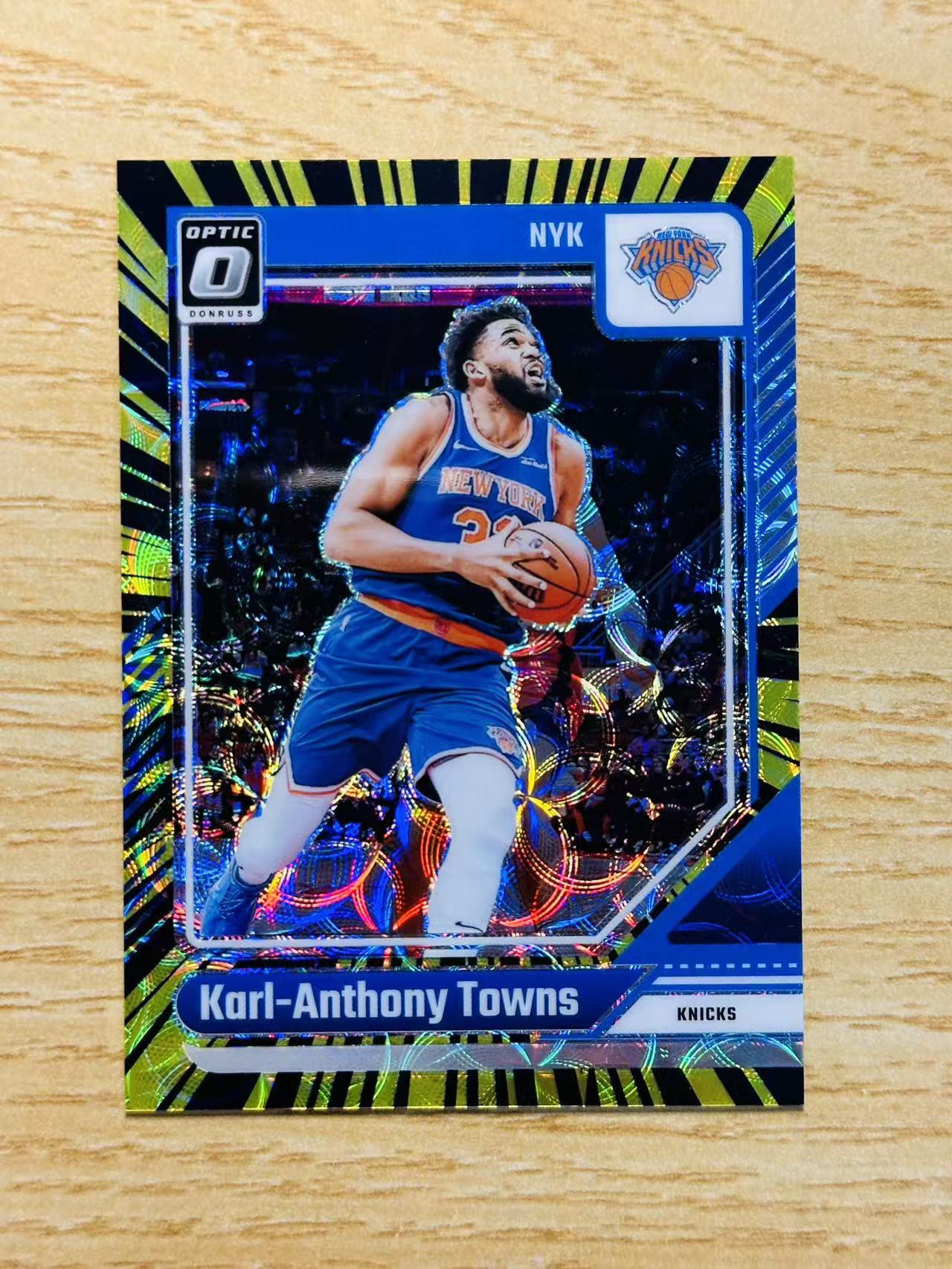 2024-25 Panini Donruss Karl Anthony Towns 嘿嘿代卖 杜蕾斯 optic 卡尔 安东尼 唐斯 黑金圈圈折 75编 森林狼 收藏必备