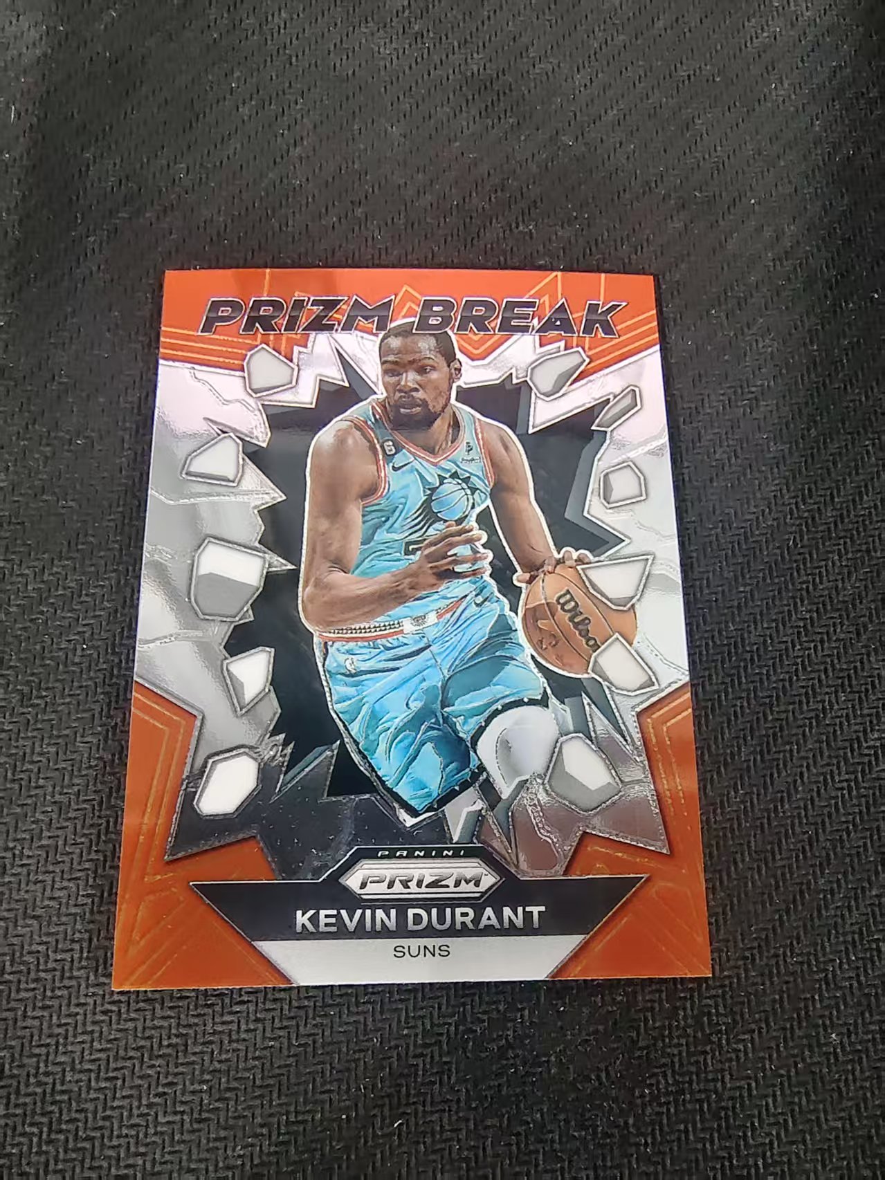 【可合并,不累计】2023-24 Panini Prizm Kevin Durant 凯文 杜兰特 死神 KD 太阳 break特卡 PZ 划痕 边角微瑕 介意勿拍 #7