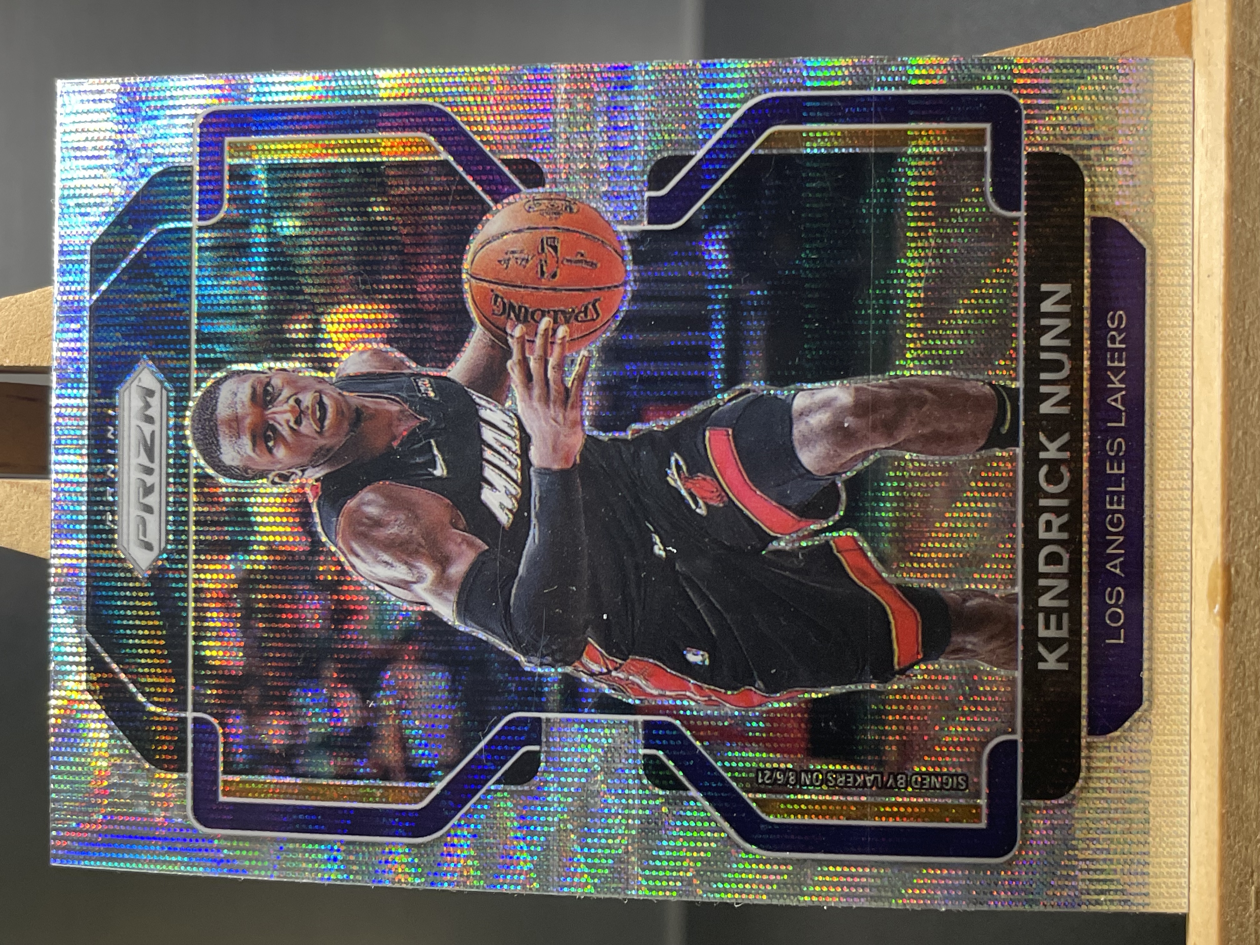 (A2) 2021-22 PANINI PRIZM 银波纹 凯尔登 约翰逊 湖人 实卡好看 收藏凑套必备 卡品如图 !!!