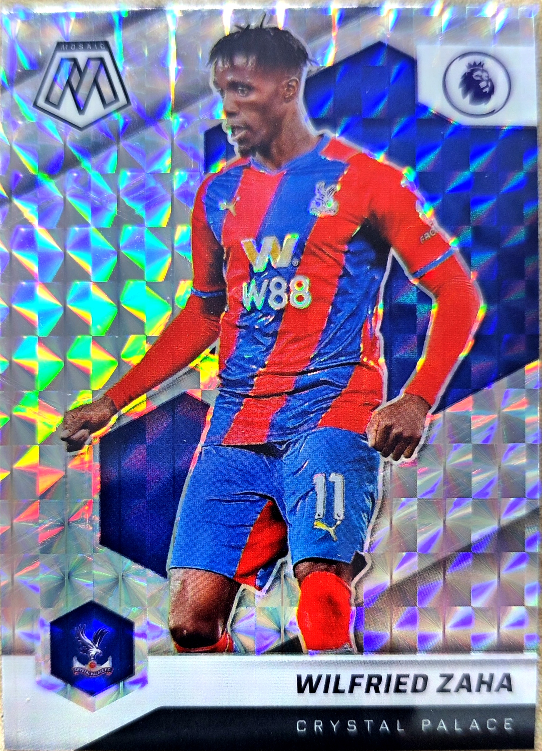 2021-22 Panini Mosaic Wilfried Zaha 水晶宫 扎哈 英超马赛克 马赛克折 折射