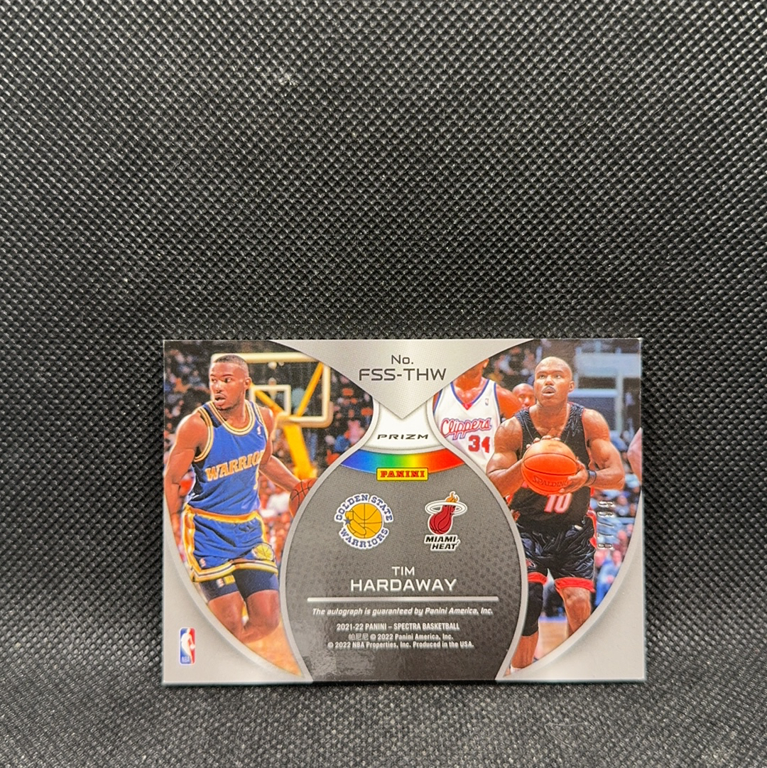 【Roseee代卖】2021-22 Panini Spectra Tim Hardaway 光谱 勇士 热火 蒂姆 哈达威 99编 签字 折射 前世今生 jeff