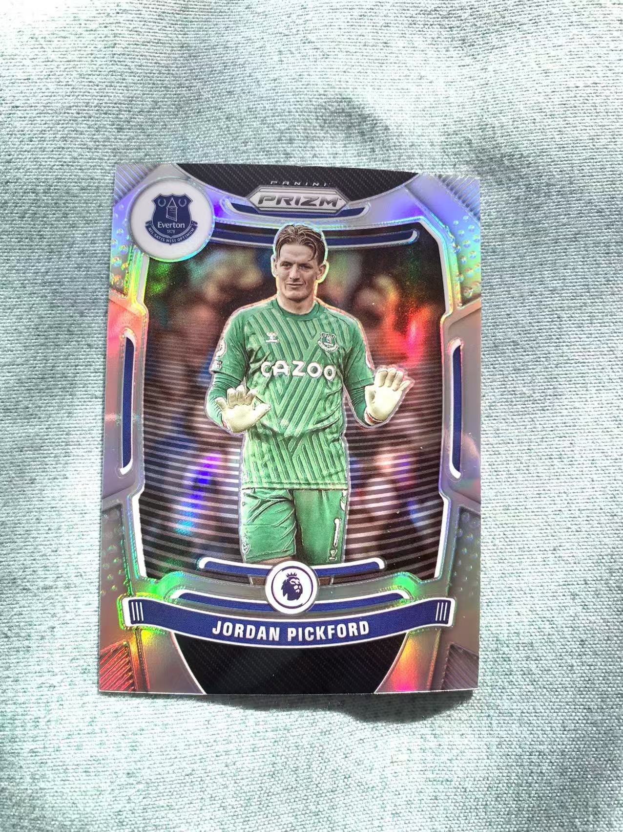 2021-22 Panini Prizm Jordan Pickford 皮克福德 折射 埃弗顿 银折 pz 英超 实卡精美 收藏必备 旺旺