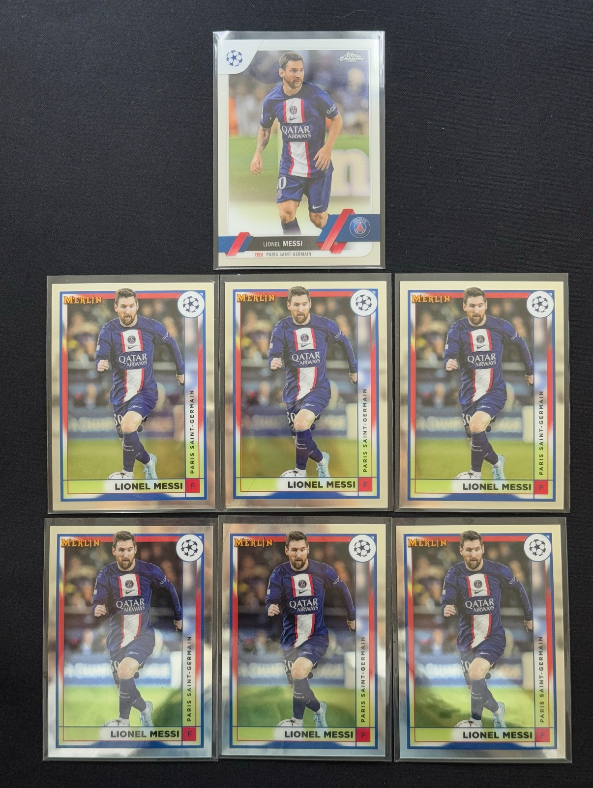 2022-23 Topps Chrome Lionel Messi 【小贝代拍】欧冠 Tc 梅林 大巴黎 阿根廷 巴萨 球王 梅西 base 不保卡品 拍前看描述 XNP