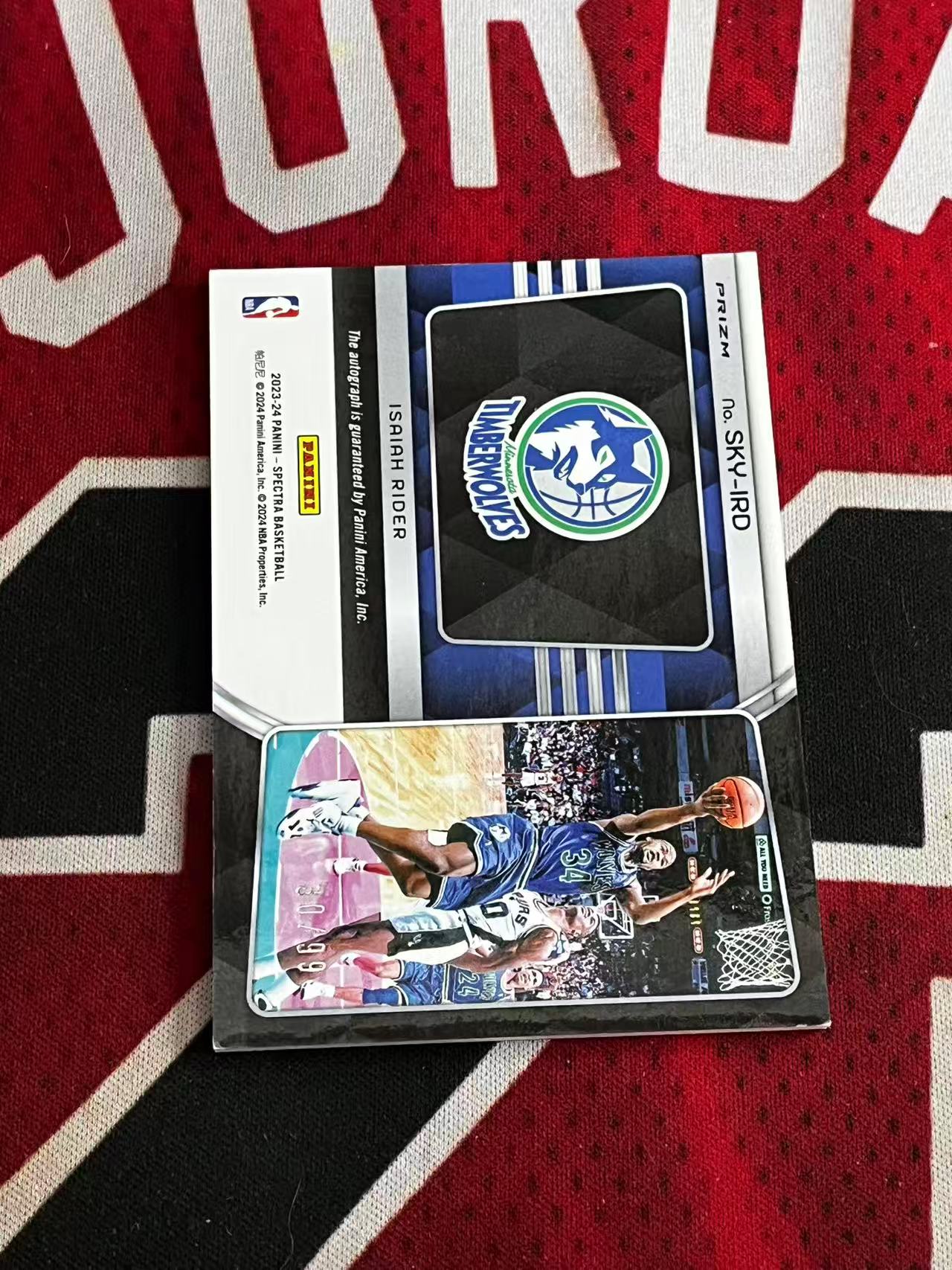 【接寄拍】2023-24 PANINI SPECTRA 光谱系列 森林狼名宿 以赛亚里德 莱德尔 99编 签字卡 飞升签 银折 折射 专收凑套必备【烂臭嘴拍卖】